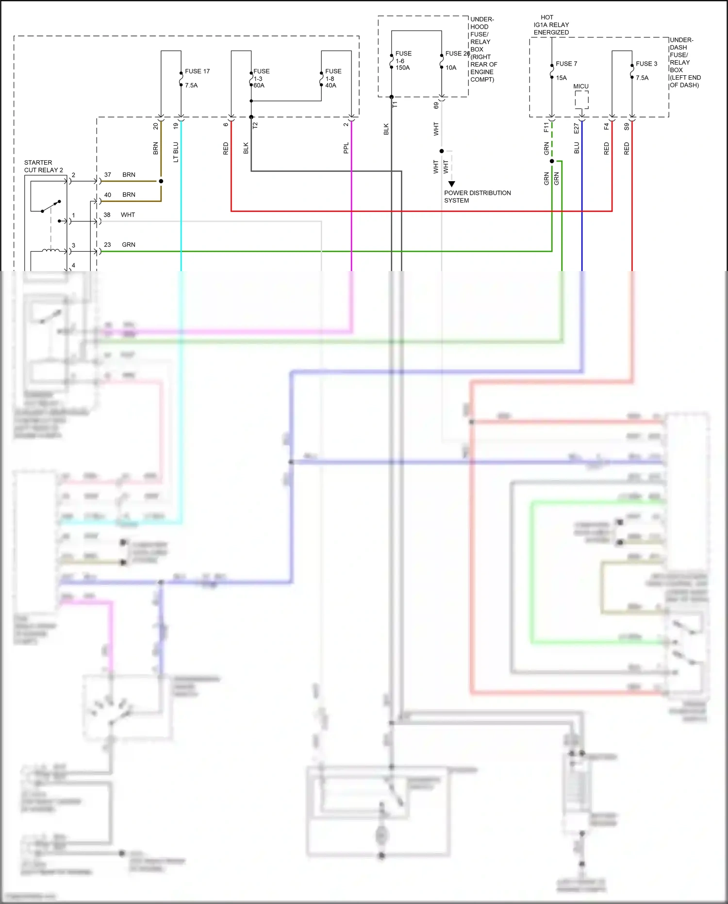Wiring diagram battery sensor for Honda Pilot III facelift (2018-2022) (5 of 6)