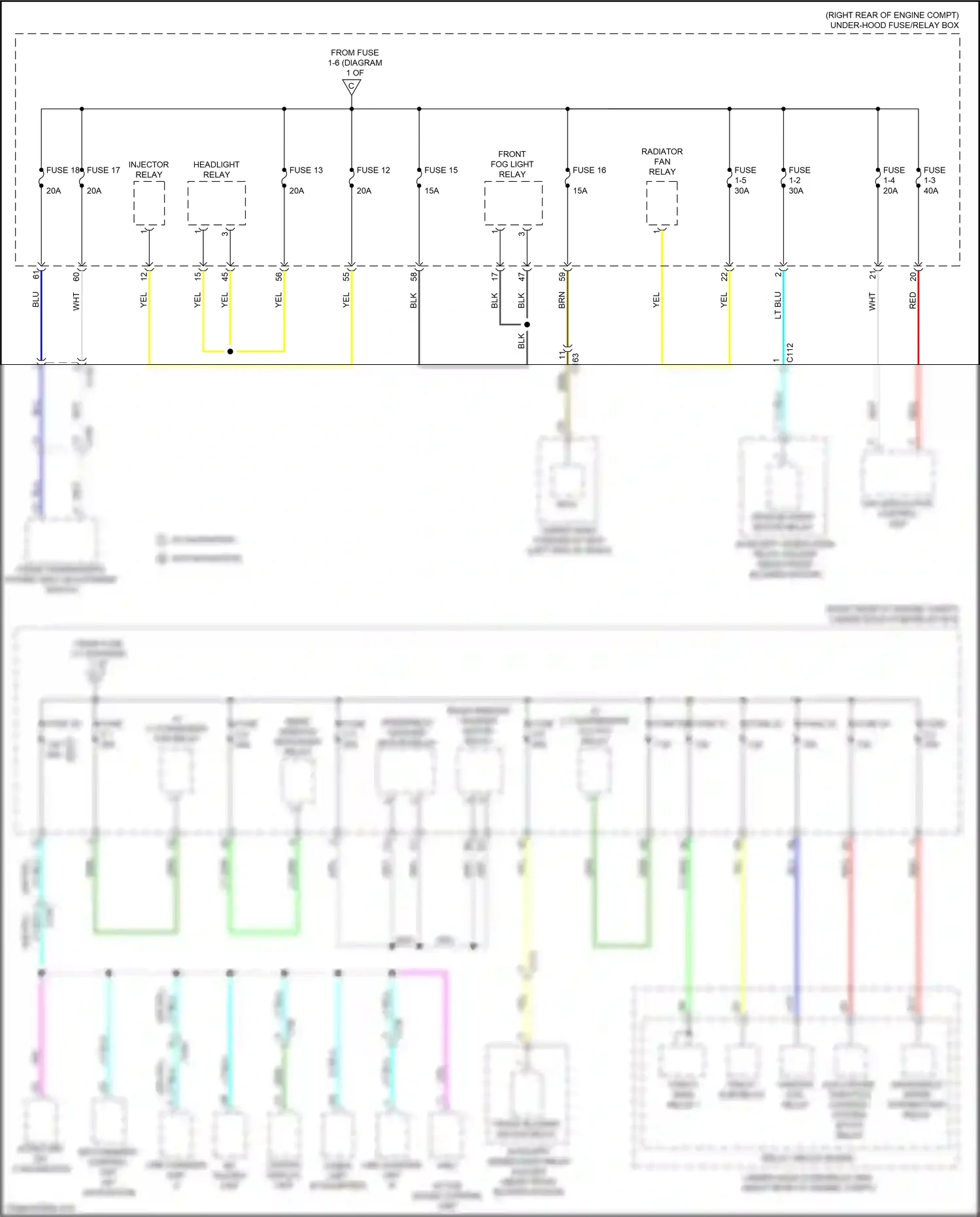 Wiring diagram bd player unit for Honda Pilot III facelift (2018-2022) (7 of 9)