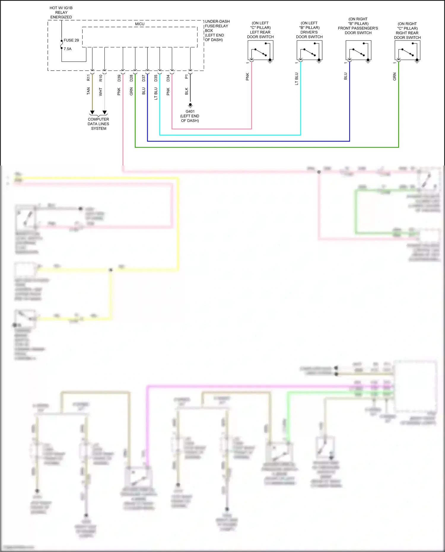 Wiring diagram blk for Honda Pilot III facelift (2018-2022) (76 of 177)