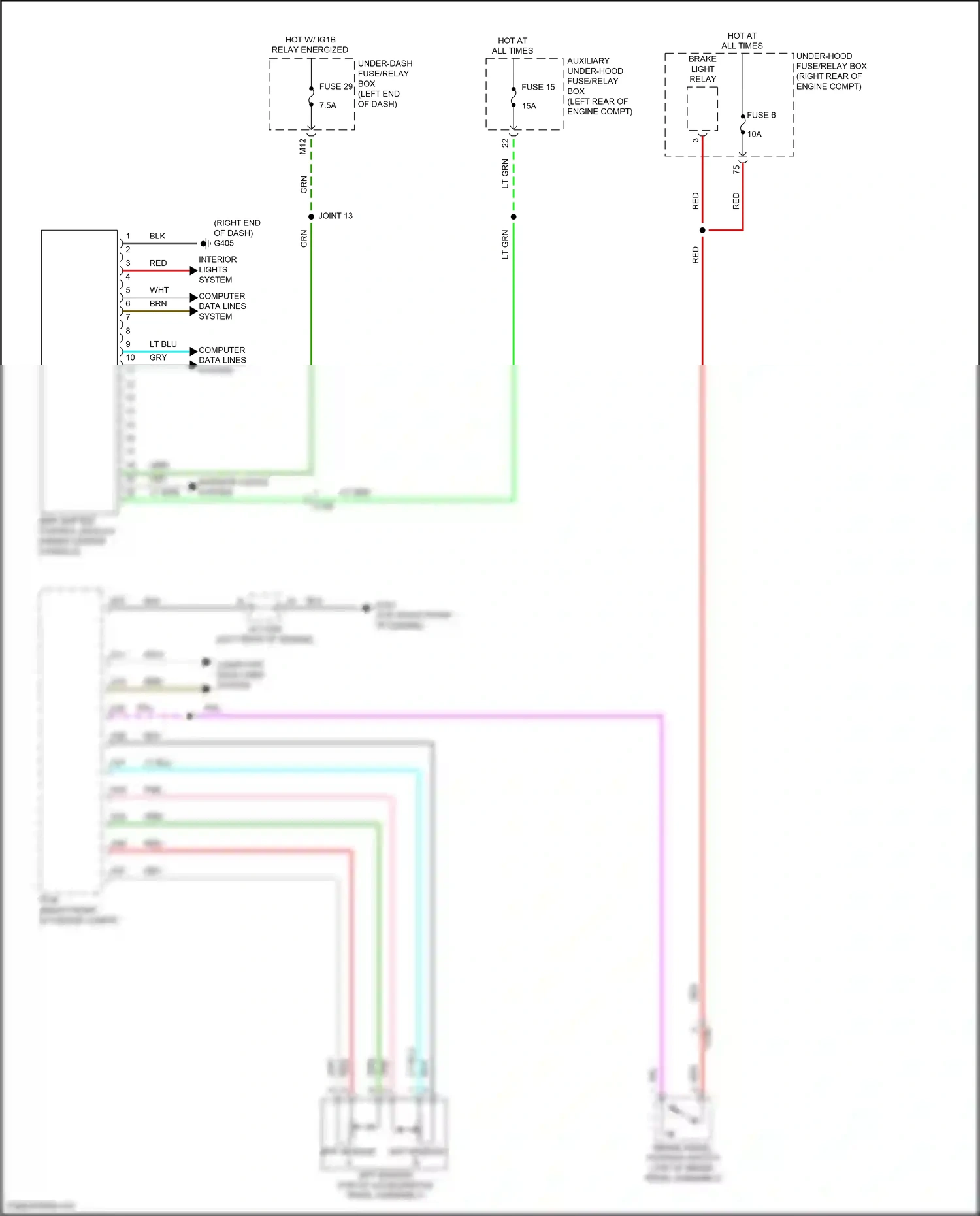 Wiring diagram blk for Honda Pilot III facelift (2018-2022) (160 of 177)