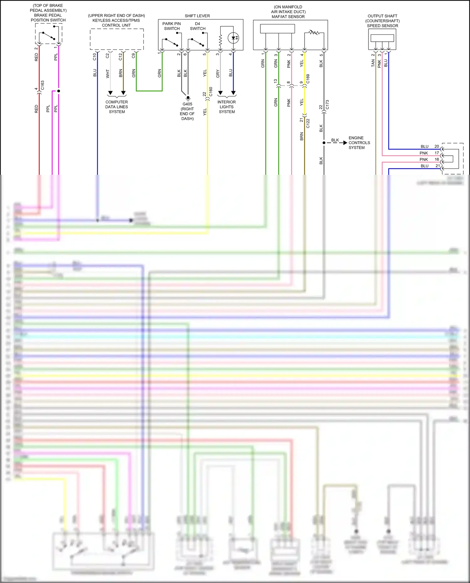 Wiring diagram blk for Honda Pilot III facelift (2018-2022) (13 of 177)