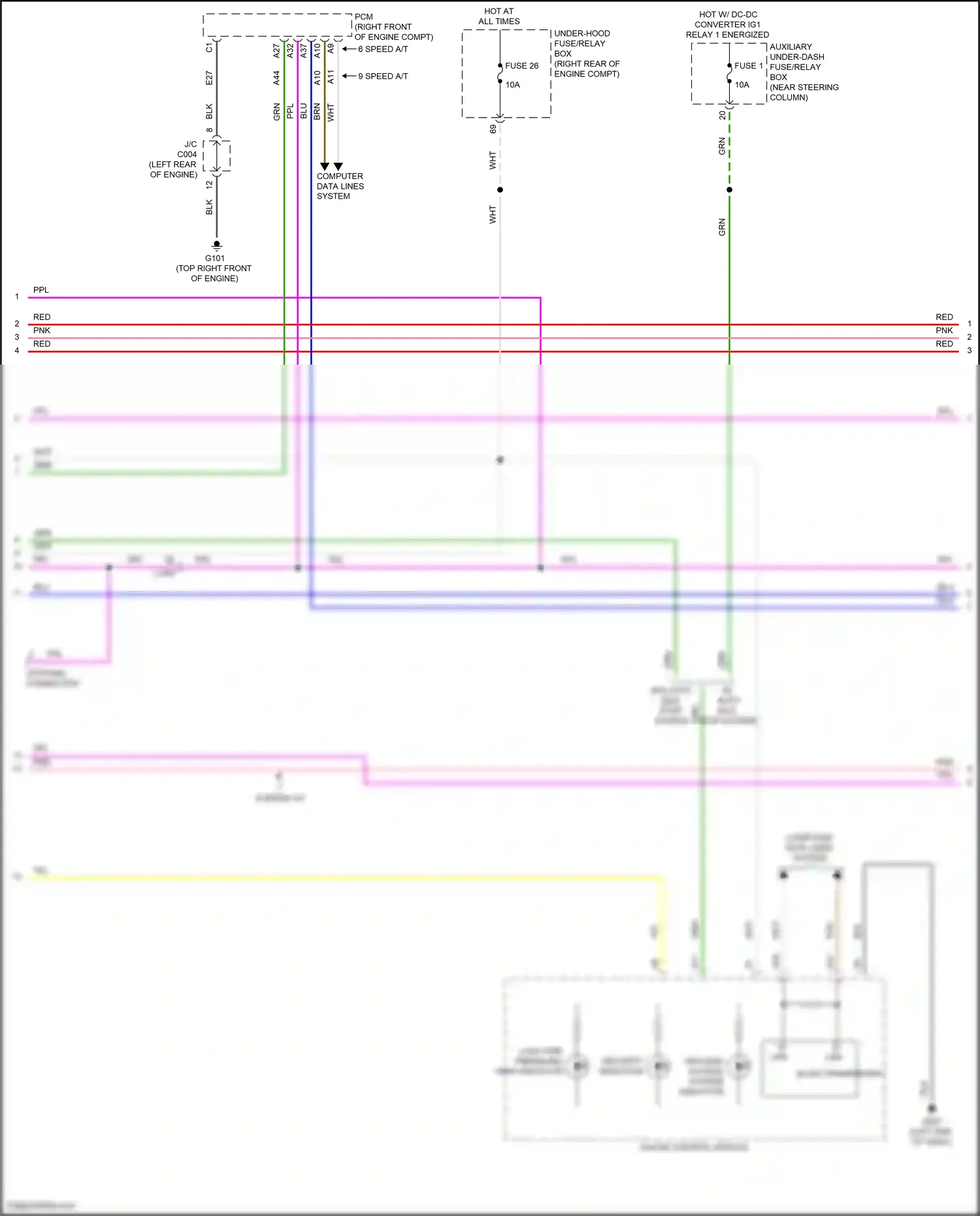 Wiring diagram blk for Honda Pilot III facelift (2018-2022) (5 of 177)