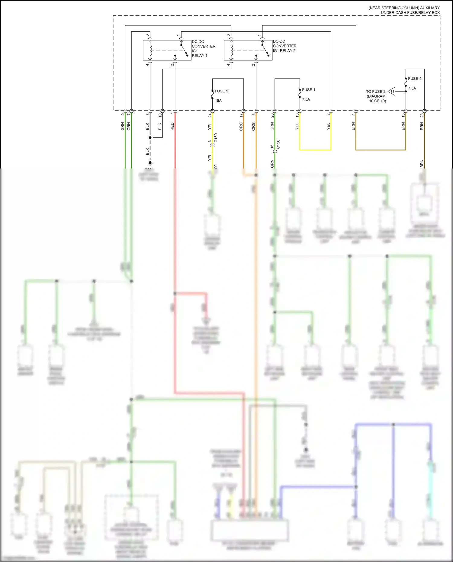 Wiring diagram blk for Honda Pilot III facelift (2018-2022) (63 of 177)