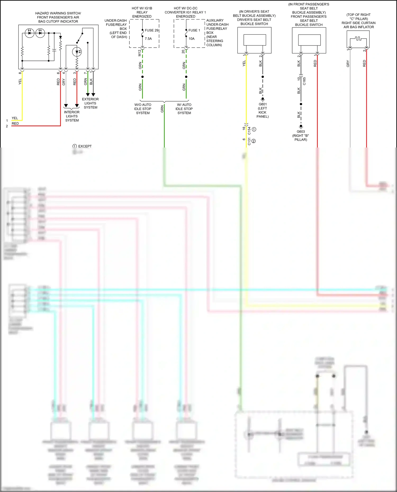 Wiring diagram blk for Honda Pilot III facelift (2018-2022) (69 of 177)