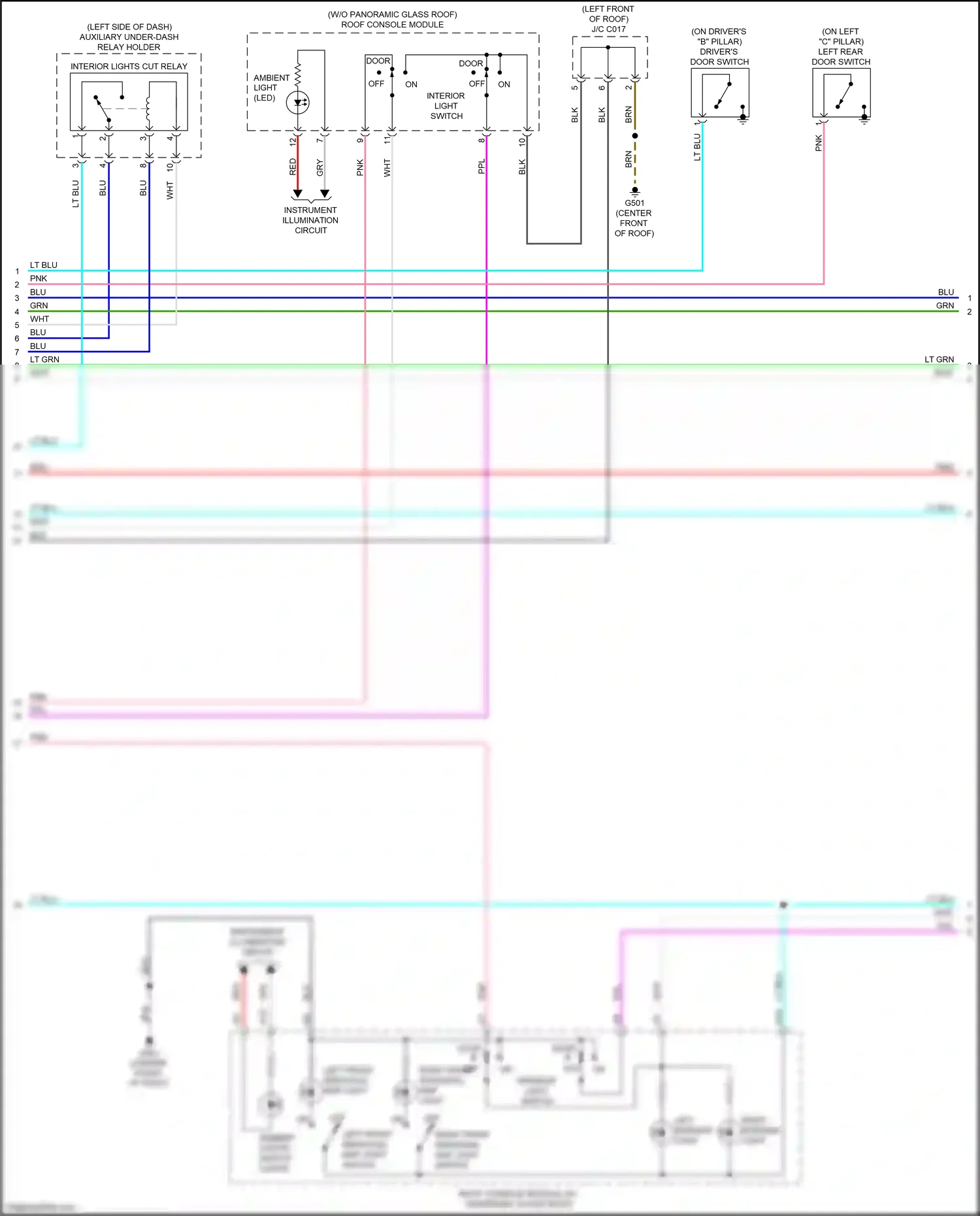 Wiring diagram blu for Honda Pilot III facelift (2018-2022) (18 of 137)