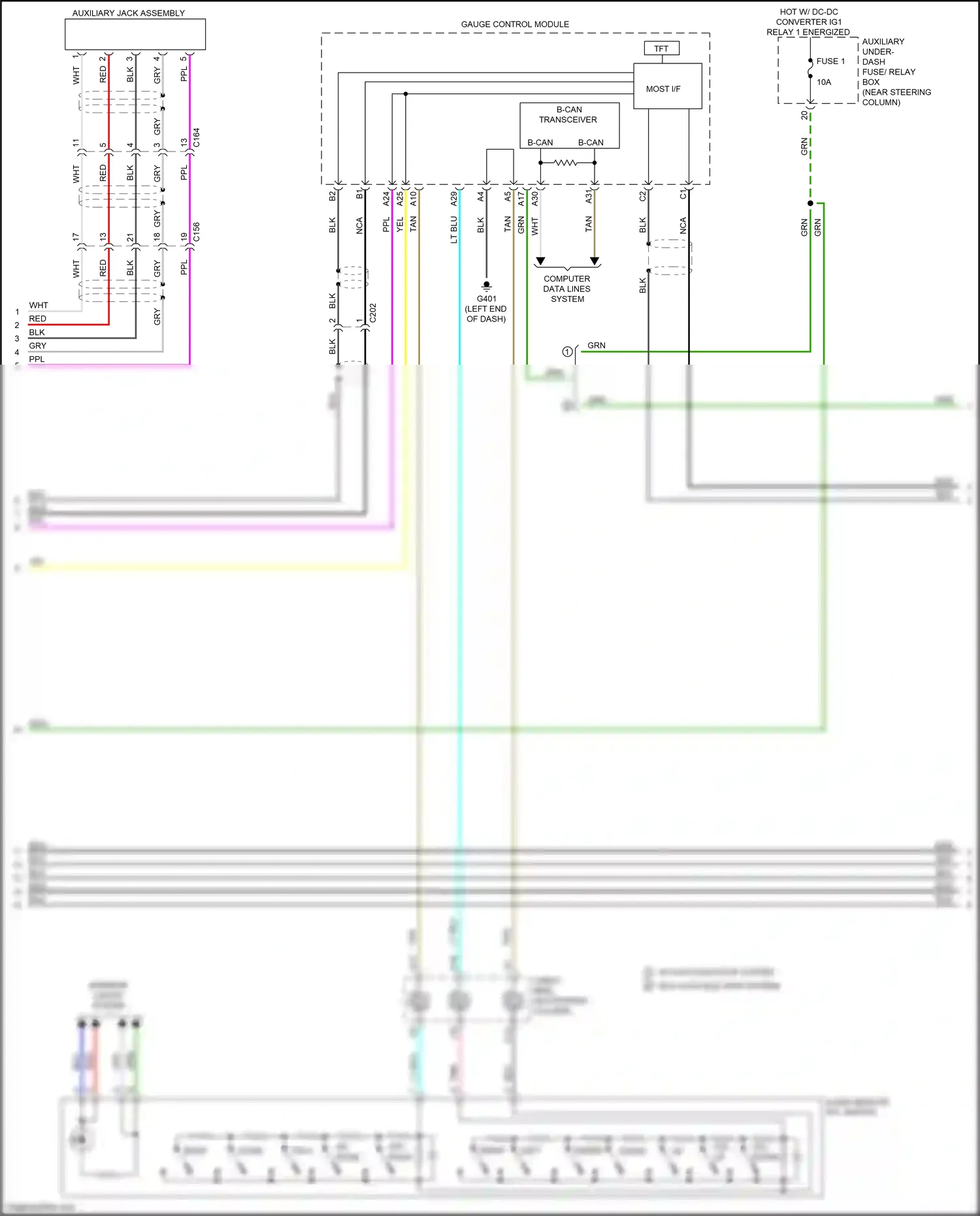 Wiring diagram blu for Honda Pilot III facelift (2018-2022) (88 of 137)