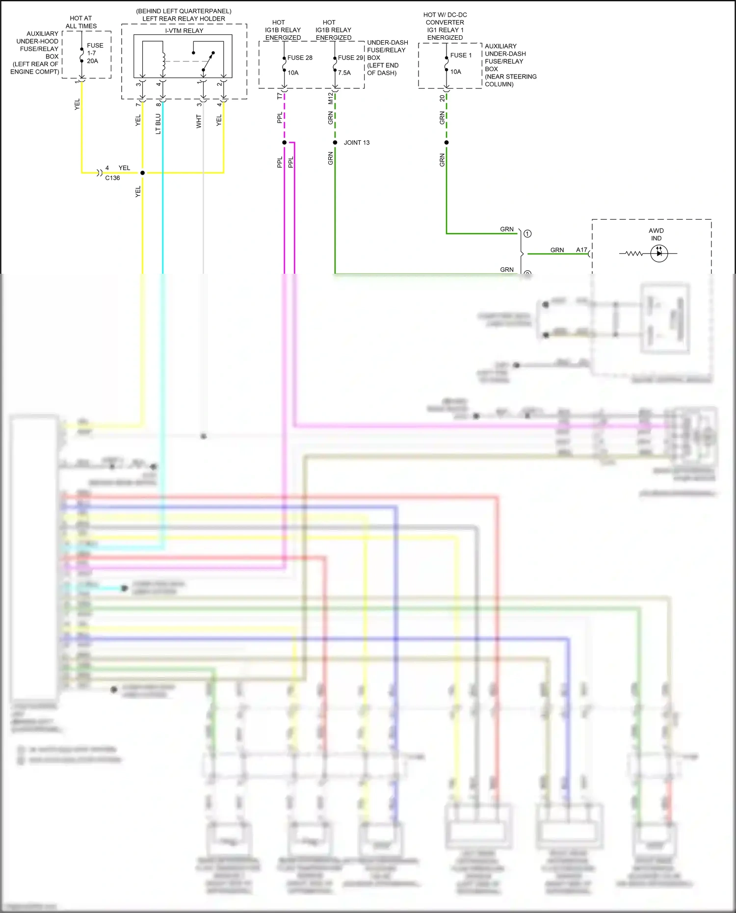 Wiring diagram computer data lines system for Honda Pilot III facelift (2018-2022) (11 of 97)