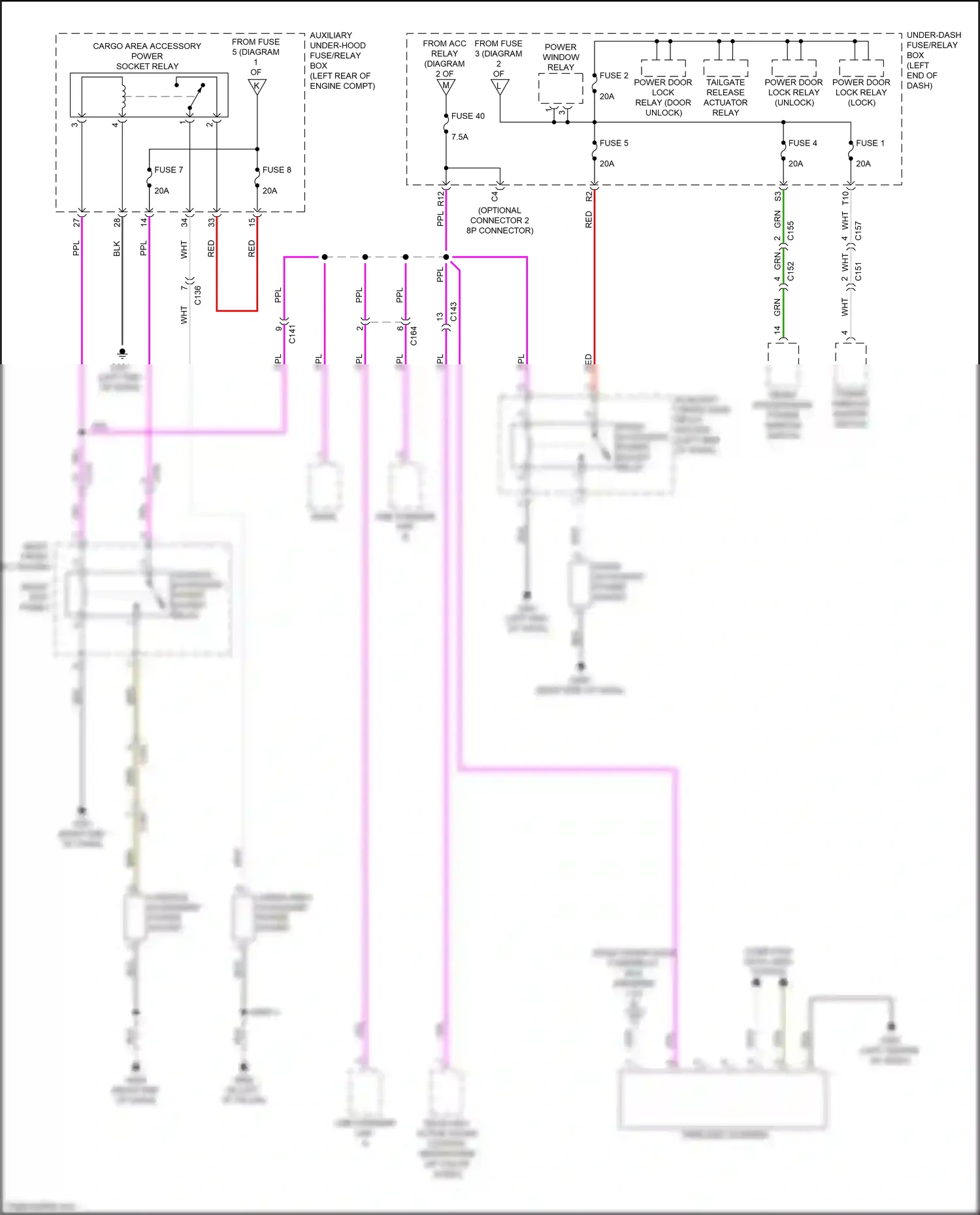 Wiring diagram computer data lines system for Honda Pilot III facelift (2018-2022) (47 of 97)