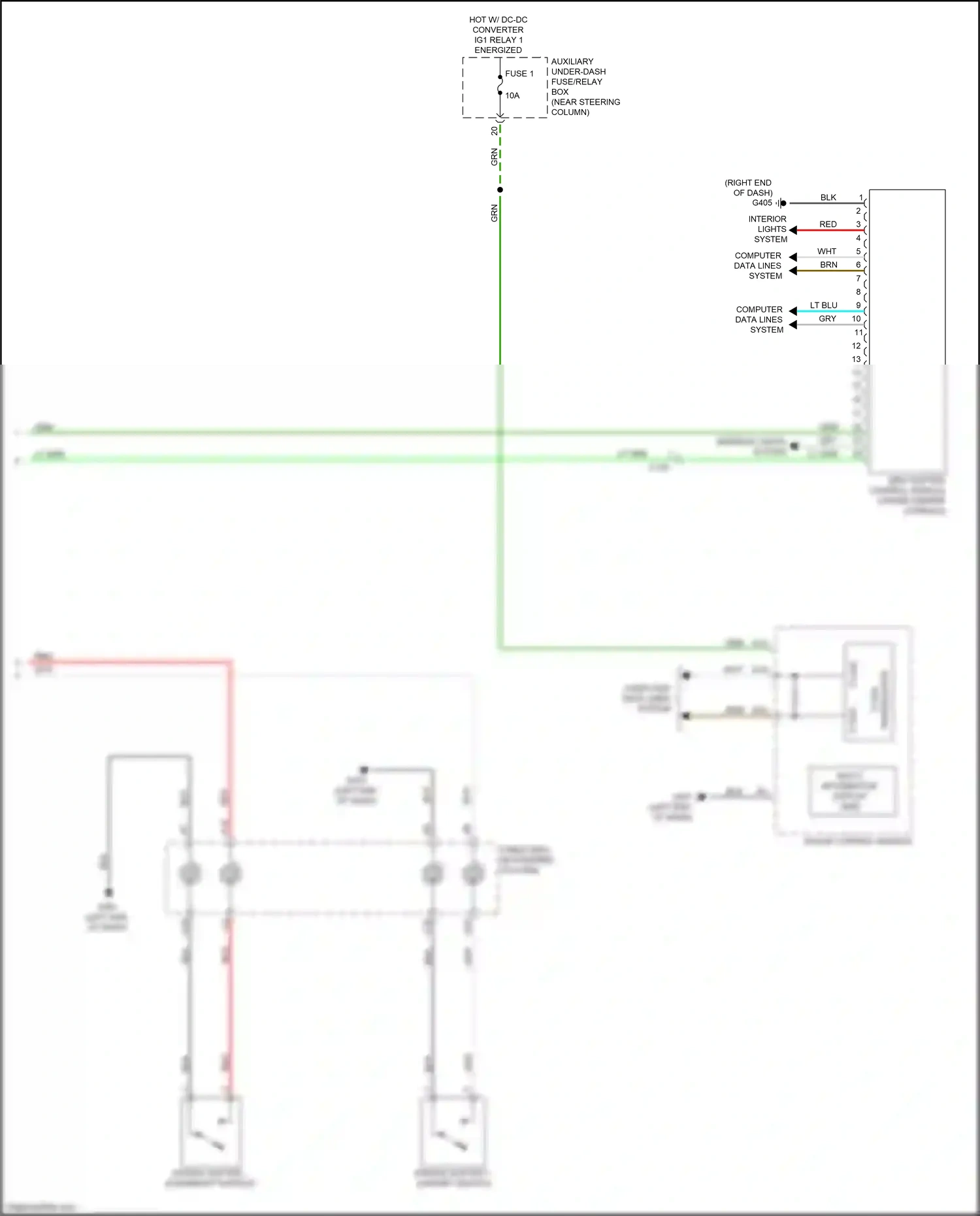 Wiring diagram computer data lines system for Honda Pilot III facelift (2018-2022) (8 of 97)