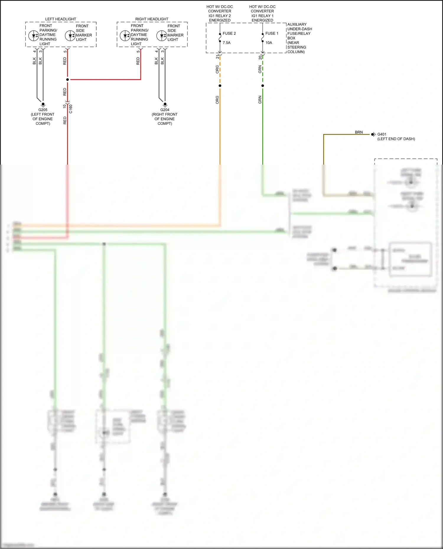 Wiring diagram grn for Honda Pilot III facelift (2018-2022) (142 of 157)