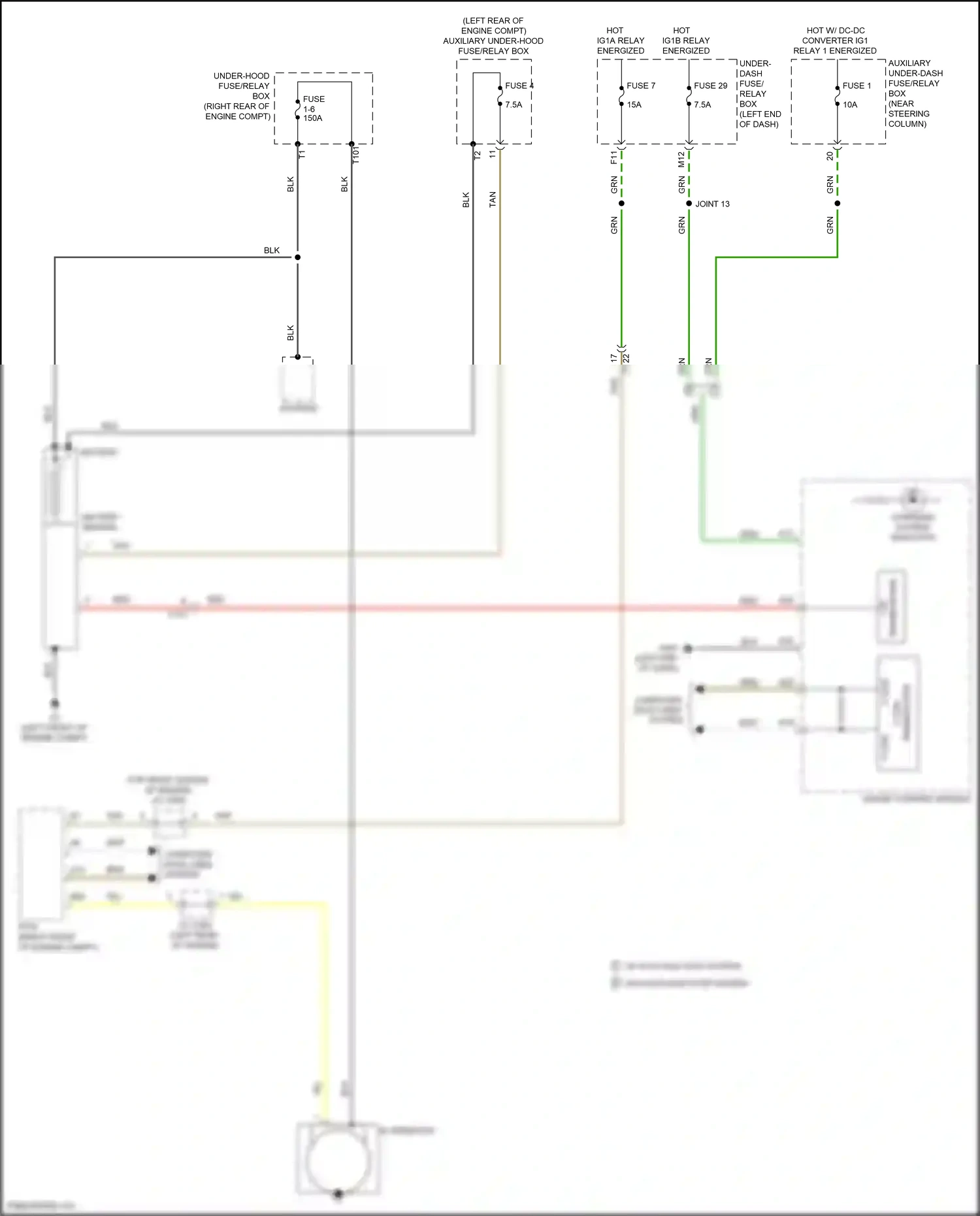 Wiring diagram grn for Honda Pilot III facelift (2018-2022) (21 of 157)