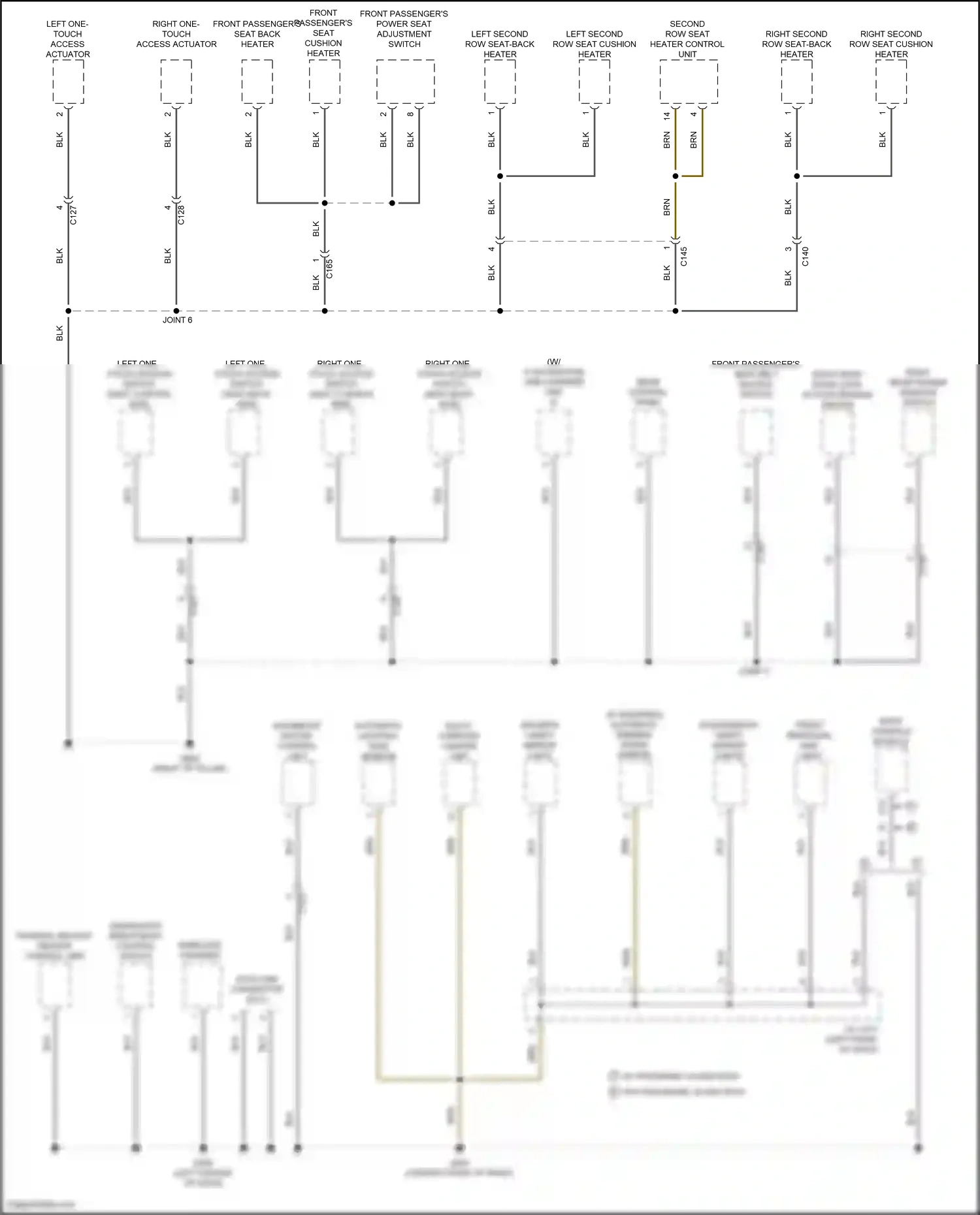 Wiring diagram joint 5 for Honda Pilot III facelift (2018-2022) (12 of 13)
