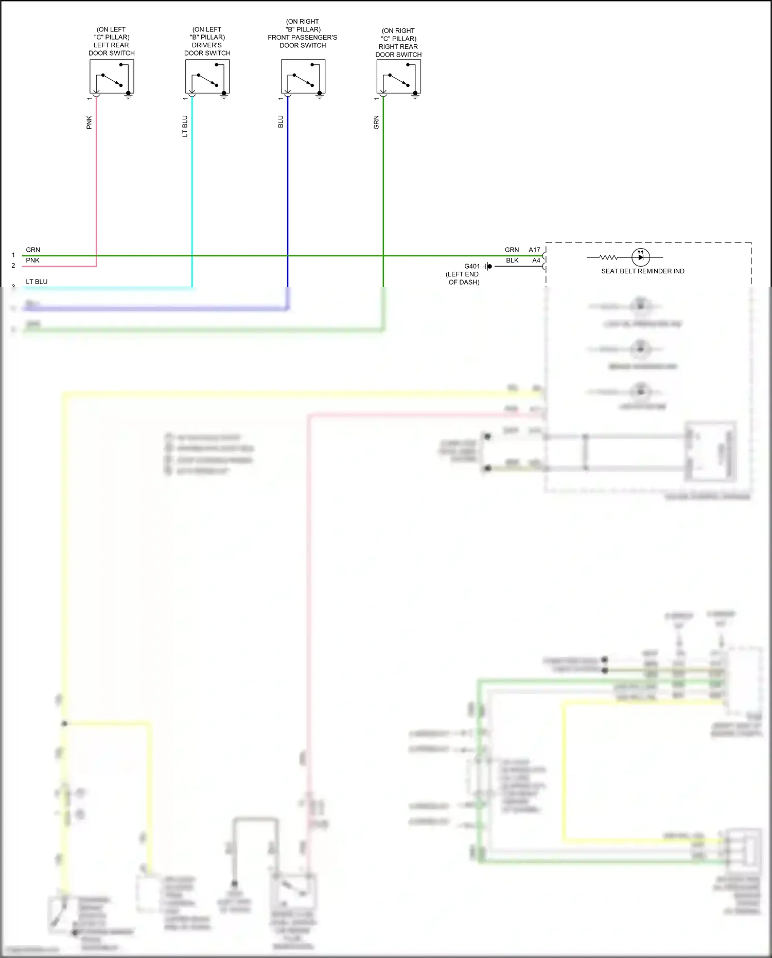 Wiring diagram keyless access/ tpms control unit for Honda Pilot III facelift (2018-2022) (3 of 15)