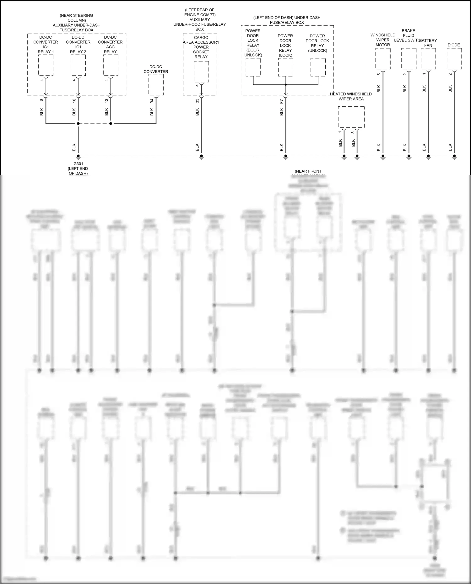 Wiring diagram keyless access/ tpms control unit for Honda Pilot III facelift (2018-2022) (12 of 15)