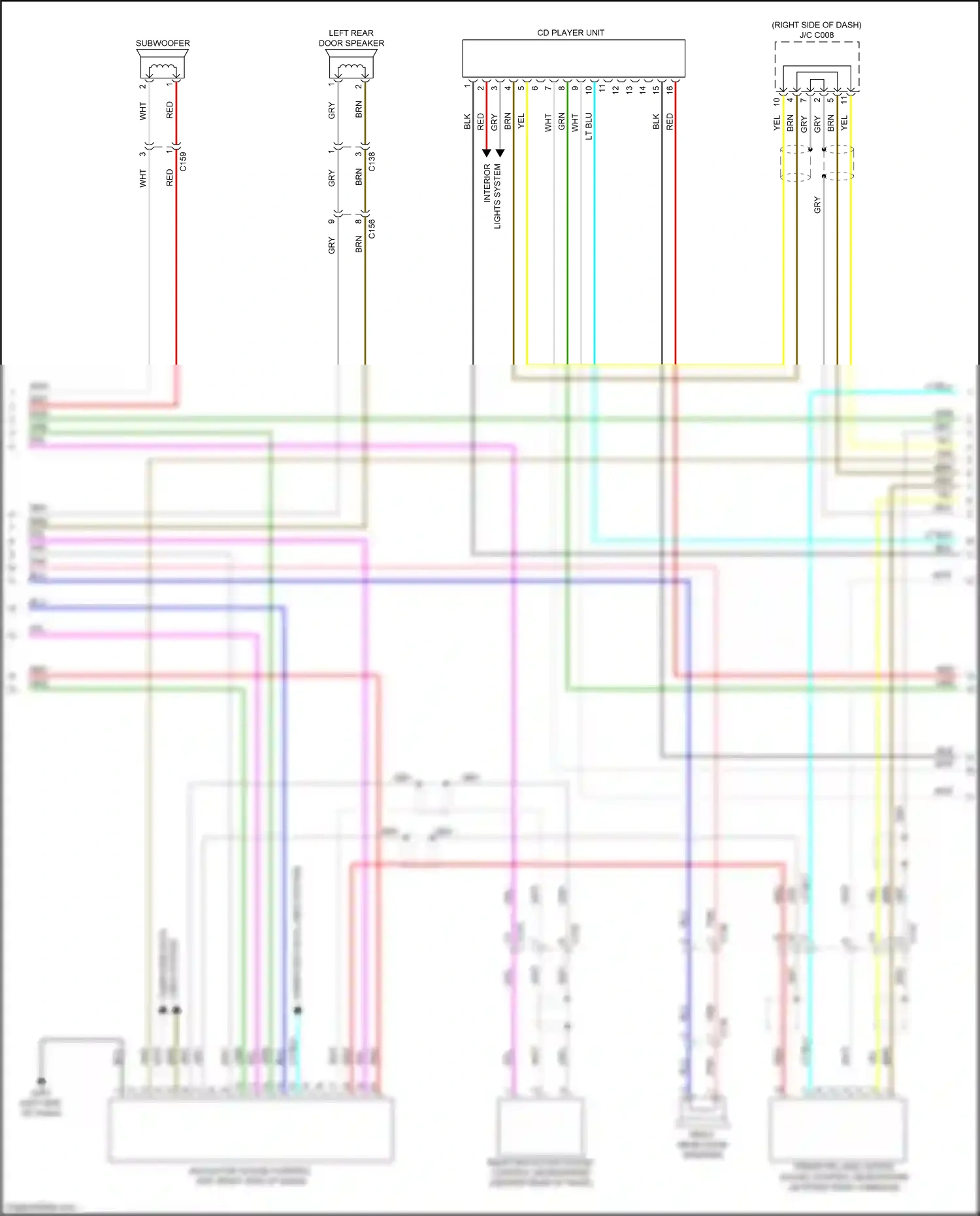 Wiring diagram lines system for Honda Pilot III facelift (2018-2022) (1 of 1)
