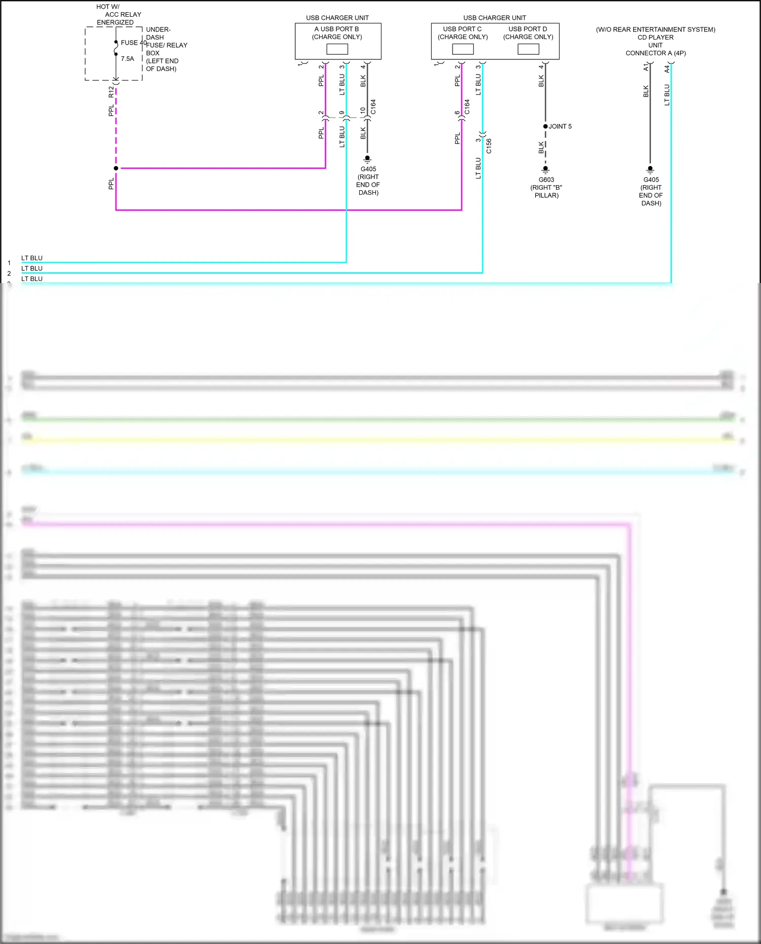 Wiring diagram lt blu for Honda Pilot III facelift (2018-2022) (89 of 141)