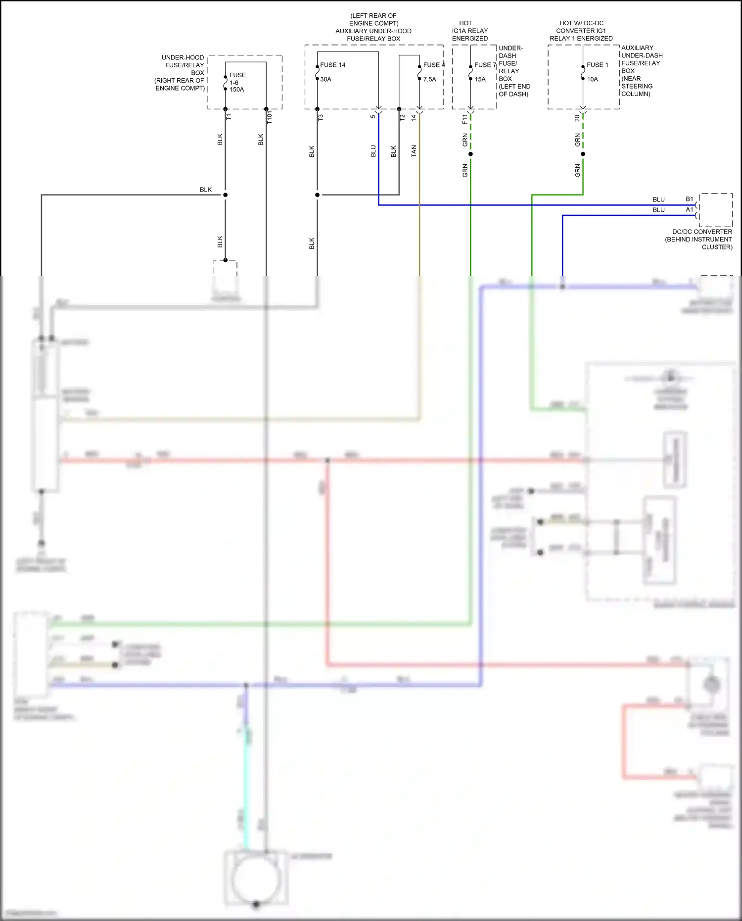 Wiring diagram lt blu for Honda Pilot III facelift (2018-2022) (21 of 141)