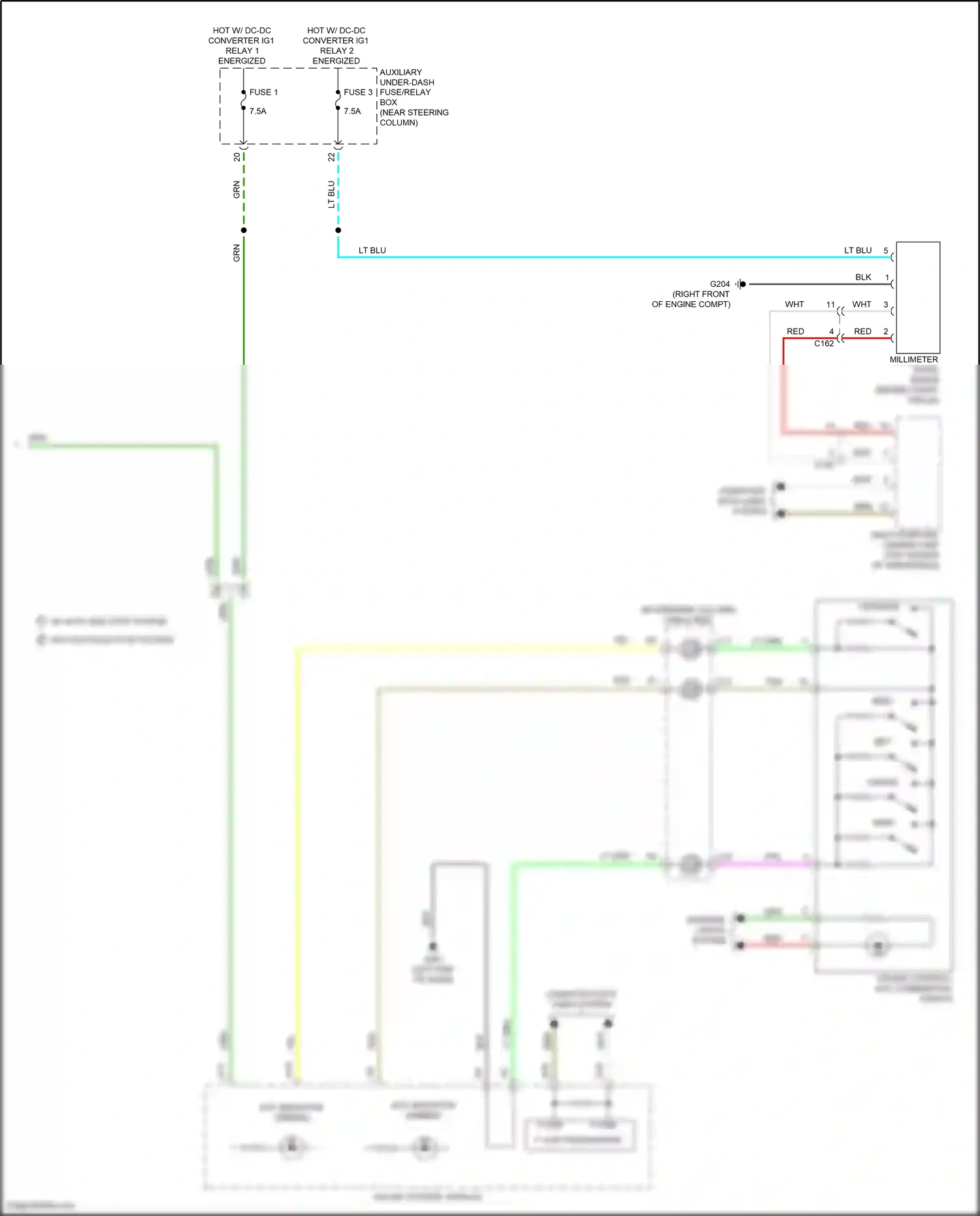 Wiring diagram lt blu for Honda Pilot III facelift (2018-2022) (66 of 141)