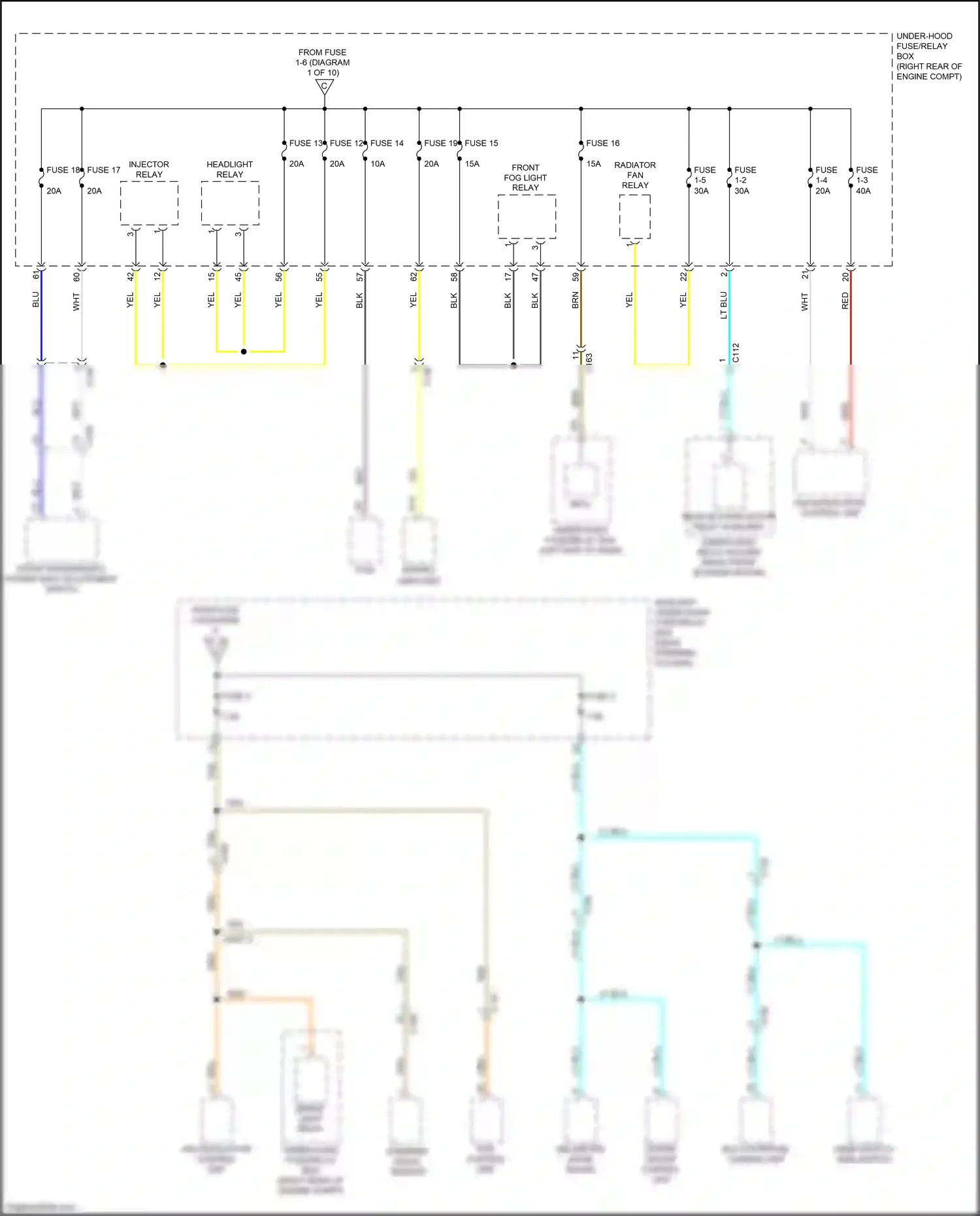 Wiring diagram lt blu for Honda Pilot III facelift (2018-2022) (51 of 141)