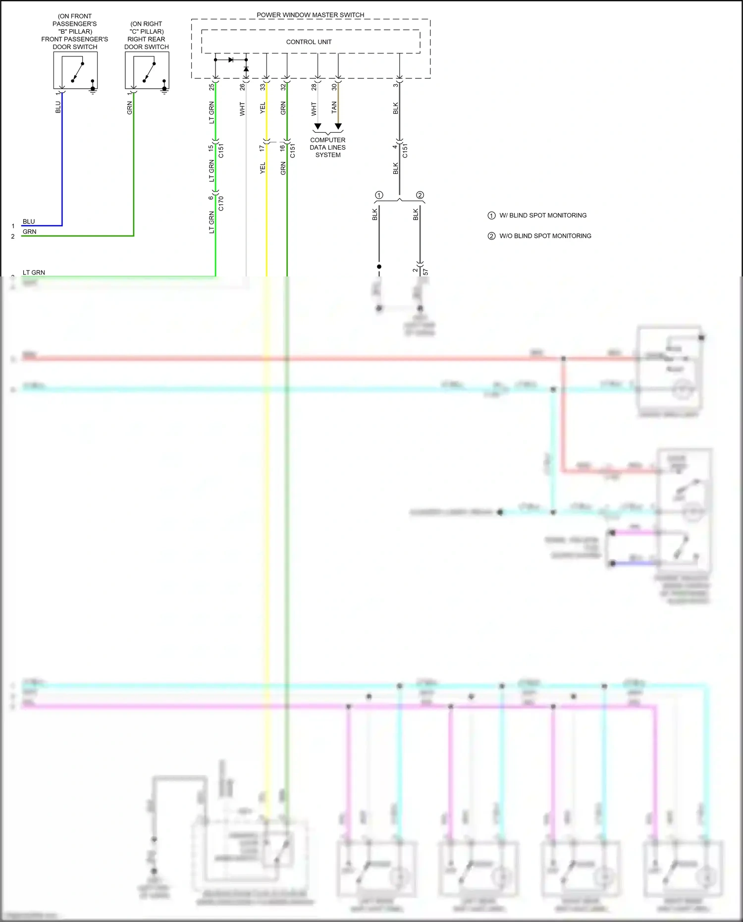 Wiring diagram lt blu for Honda Pilot III facelift (2018-2022) (141 of 141)