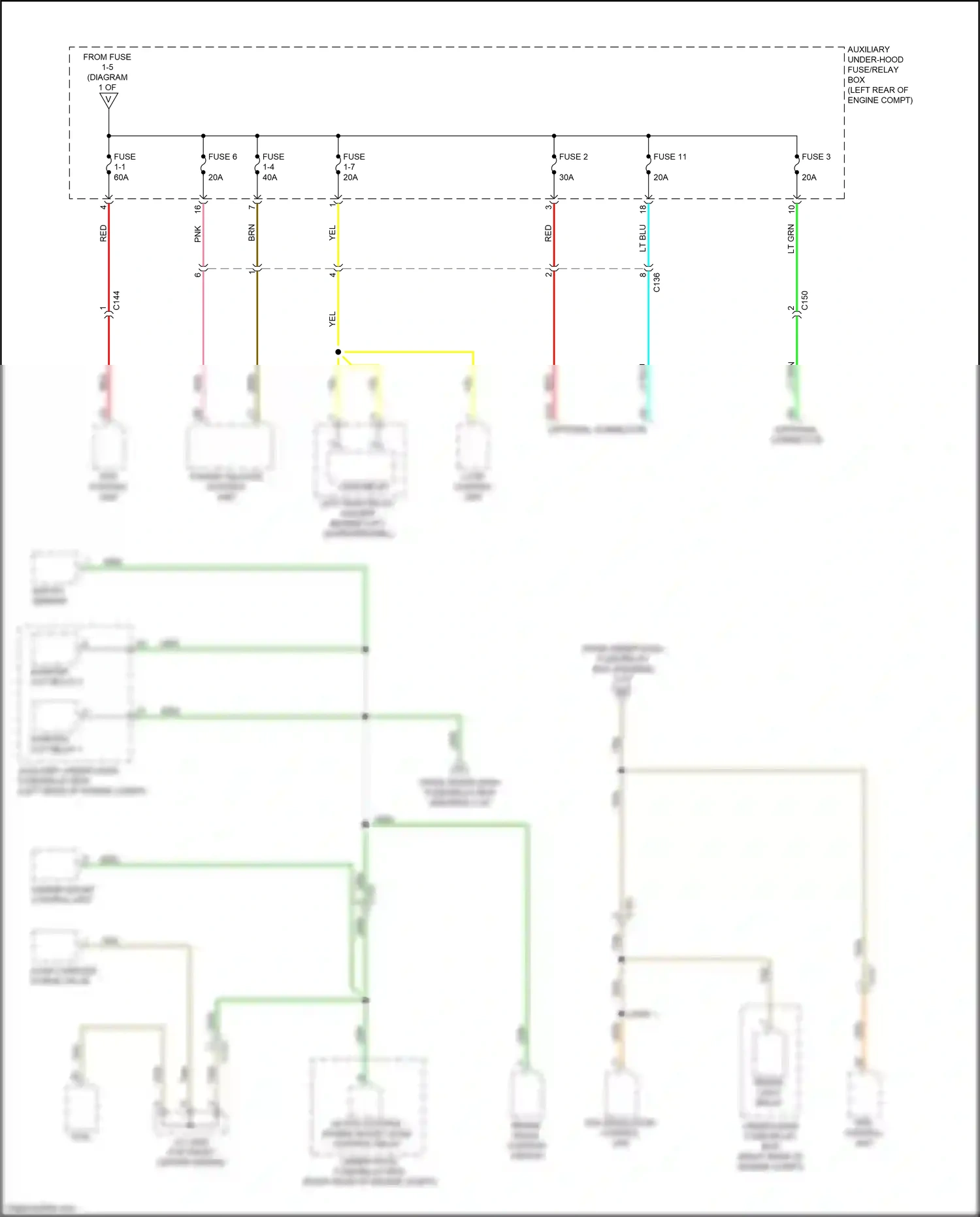 Wiring diagram maf/iat sensor for Honda Pilot III facelift (2018-2022) (3 of 5)