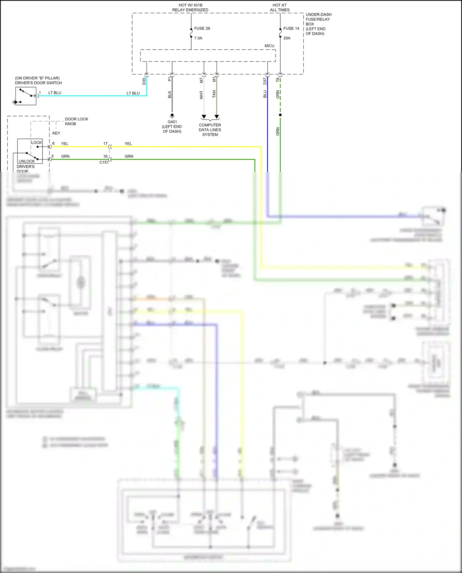 Wiring diagram off open for Honda Pilot III facelift (2018-2022) (1 of 1)