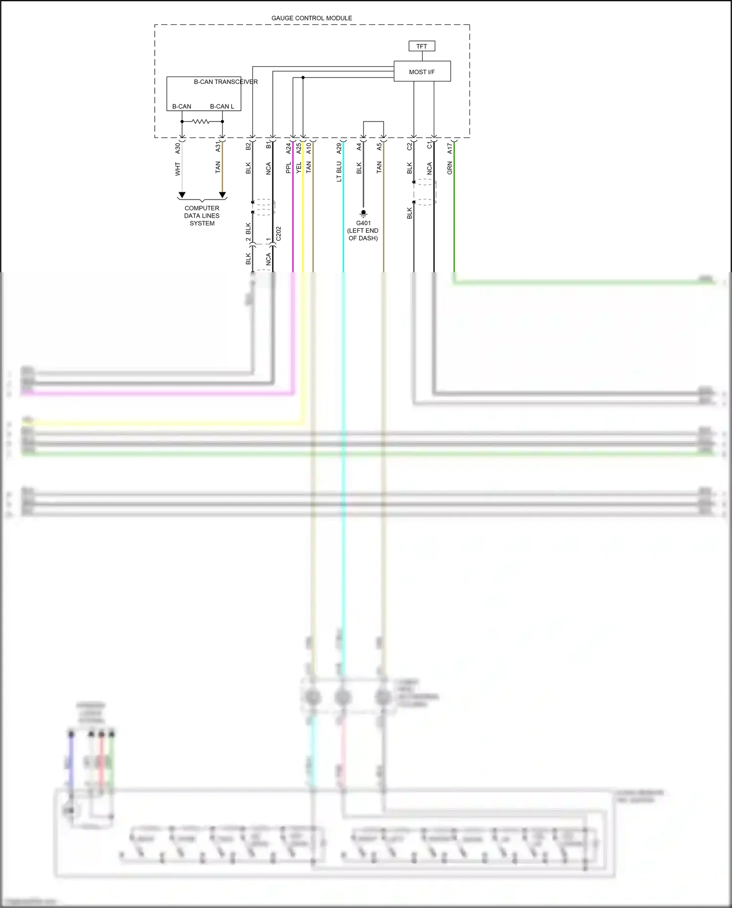Wiring diagram on hook for Honda Pilot III facelift (2018-2022) (2 of 4)
