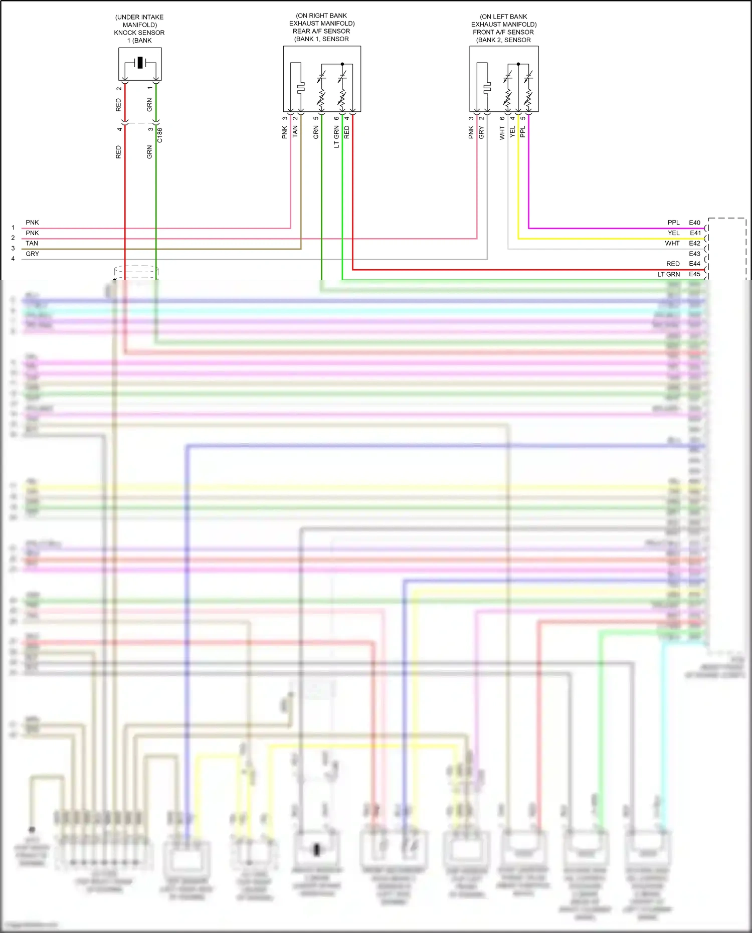 Wiring diagram ppl/blu for Honda Pilot III facelift (2018-2022) (2 of 2)
