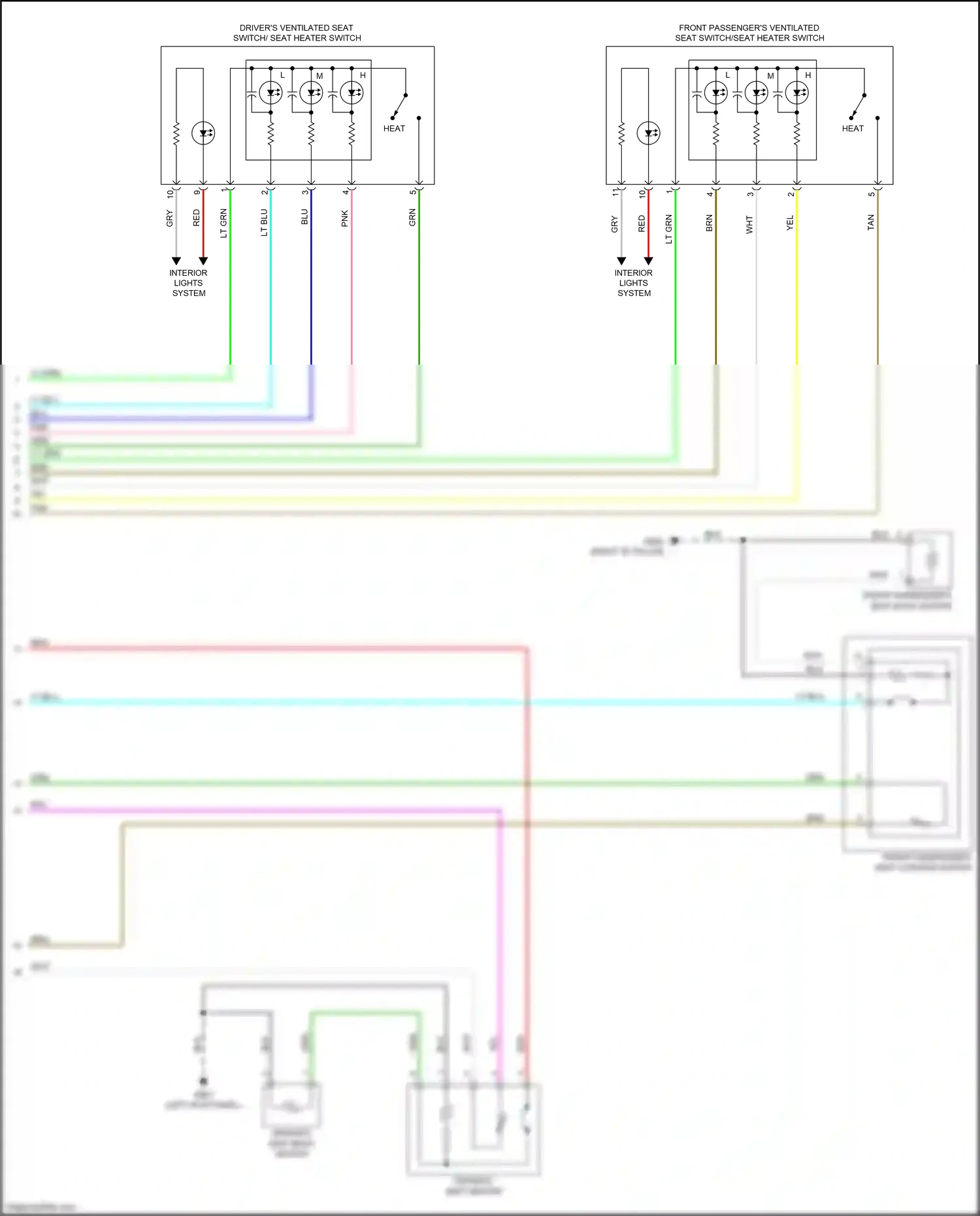 Wiring diagram red for Honda Pilot III facelift (2018-2022) (65 of 158)