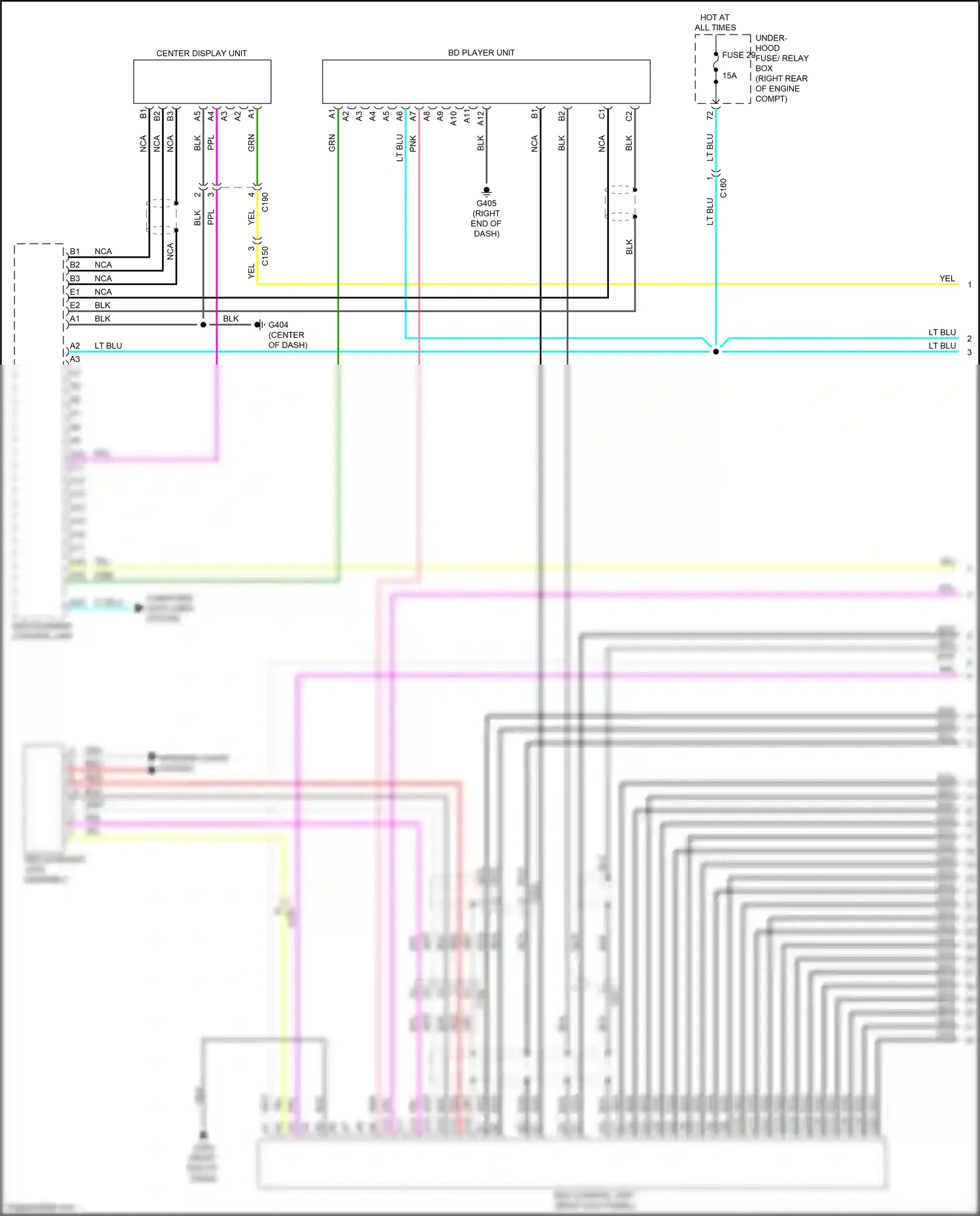 Wiring diagram red for Honda Pilot III facelift (2018-2022) (115 of 158)