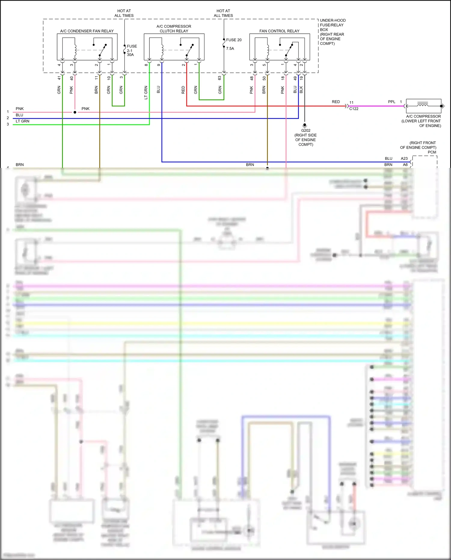 Wiring diagram red for Honda Pilot III facelift (2018-2022) (82 of 158)