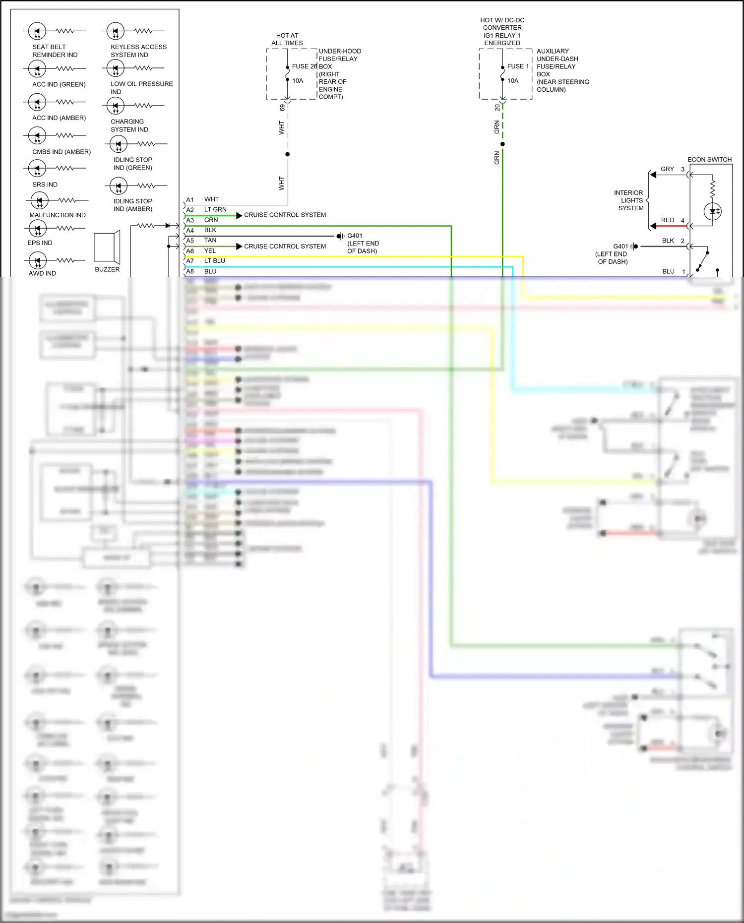 Wiring diagram red for Honda Pilot III facelift (2018-2022) (61 of 158)