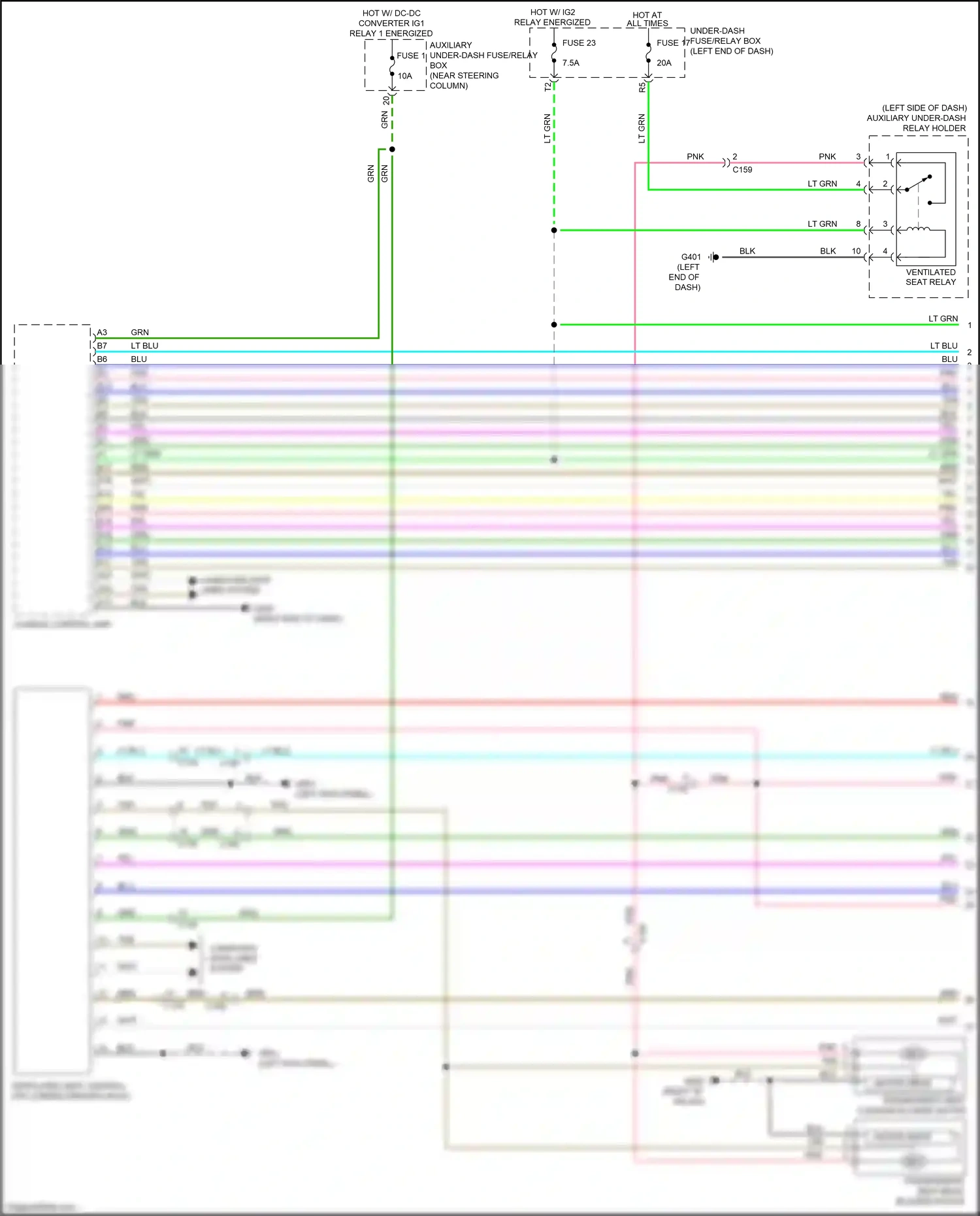 Wiring diagram red for Honda Pilot III facelift (2018-2022) (45 of 158)