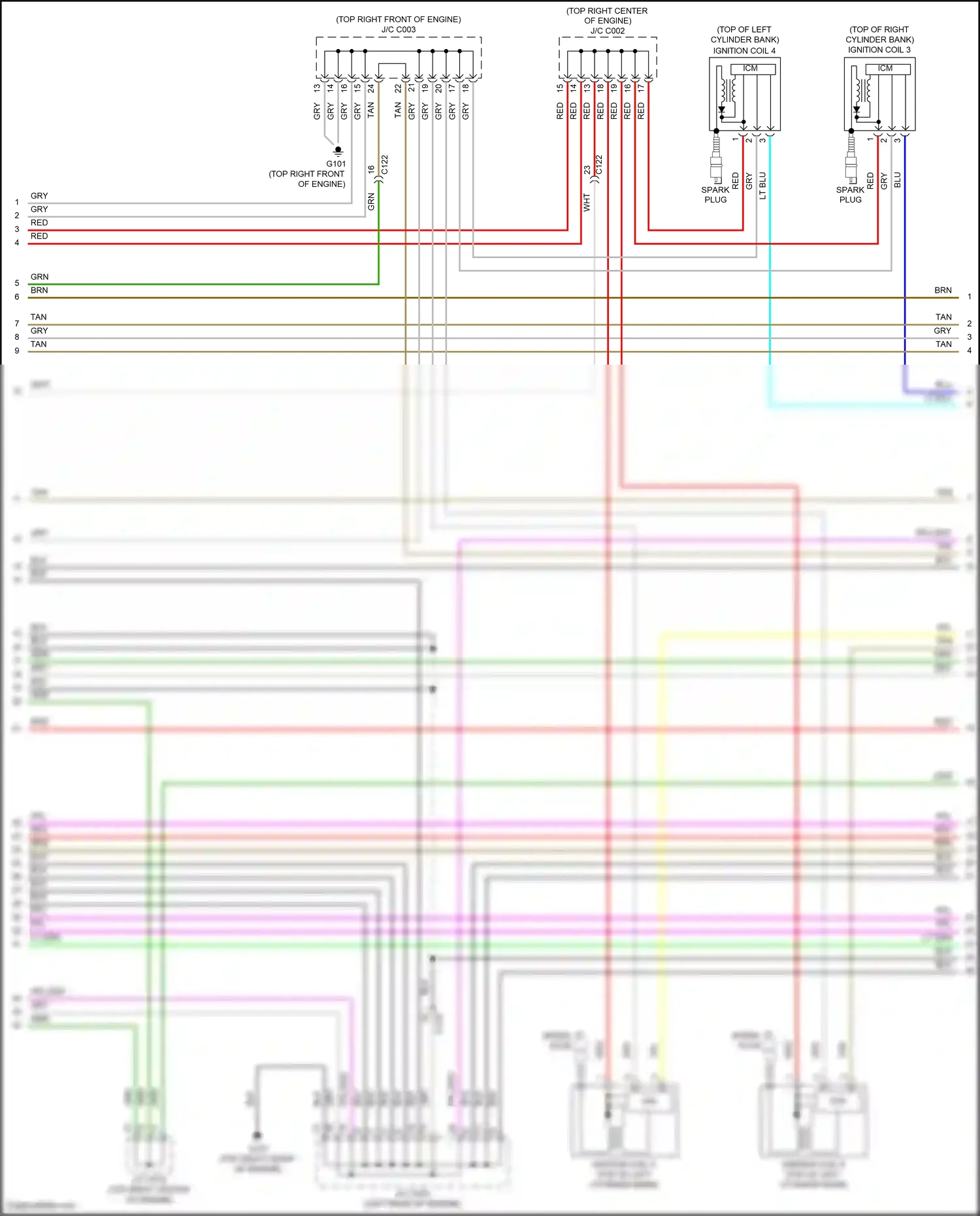 Wiring diagram tan for Honda Pilot III facelift (2018-2022) (120 of 135)