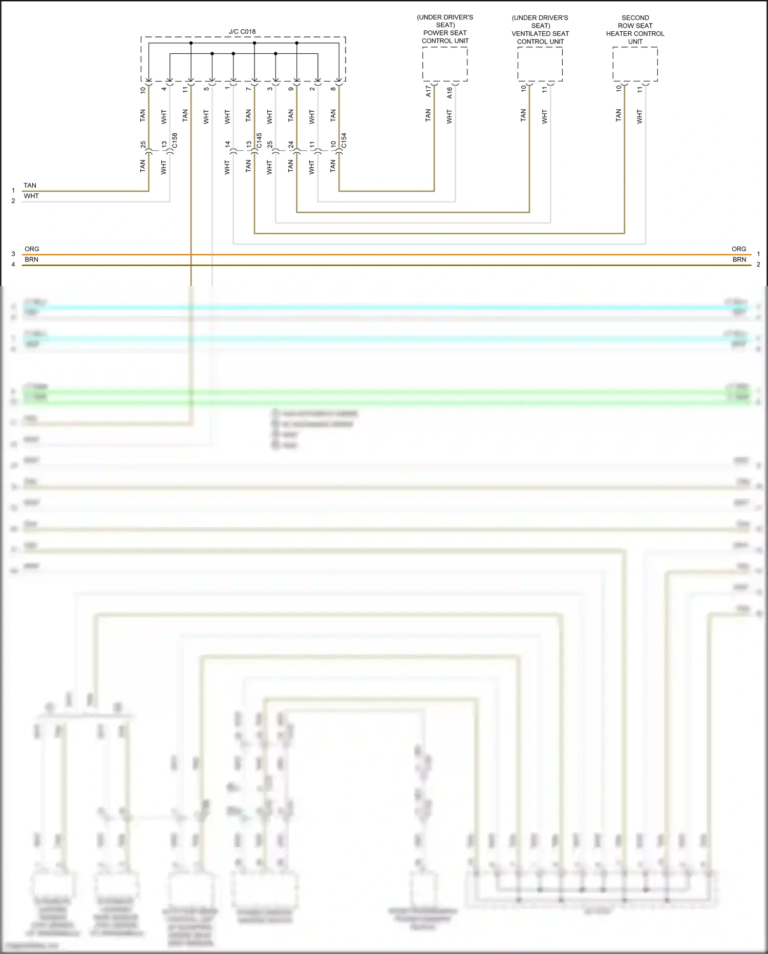 Wiring diagram automatic lighting sensor for Honda Pilot III (2015-2018) (1 of 7)