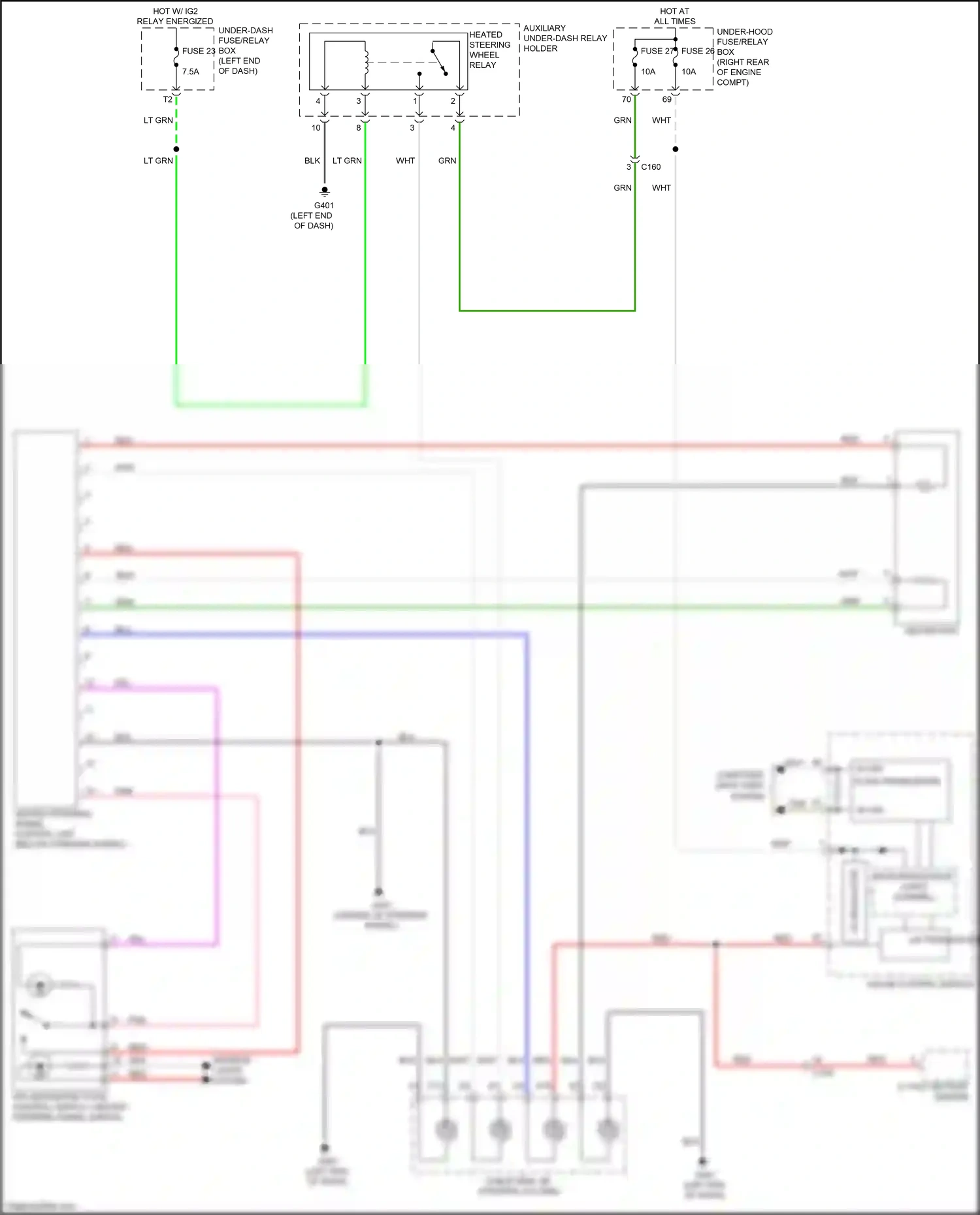 Wiring diagram b-can l for Honda Pilot III (2015-2018) (4 of 7)