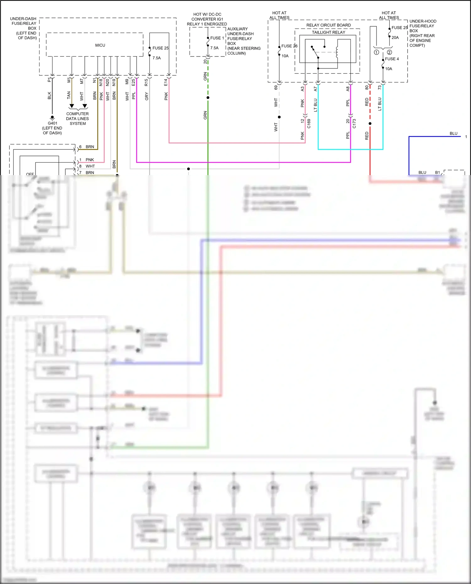 Wiring diagram blu for Honda Pilot III (2015-2018) (5 of 139)