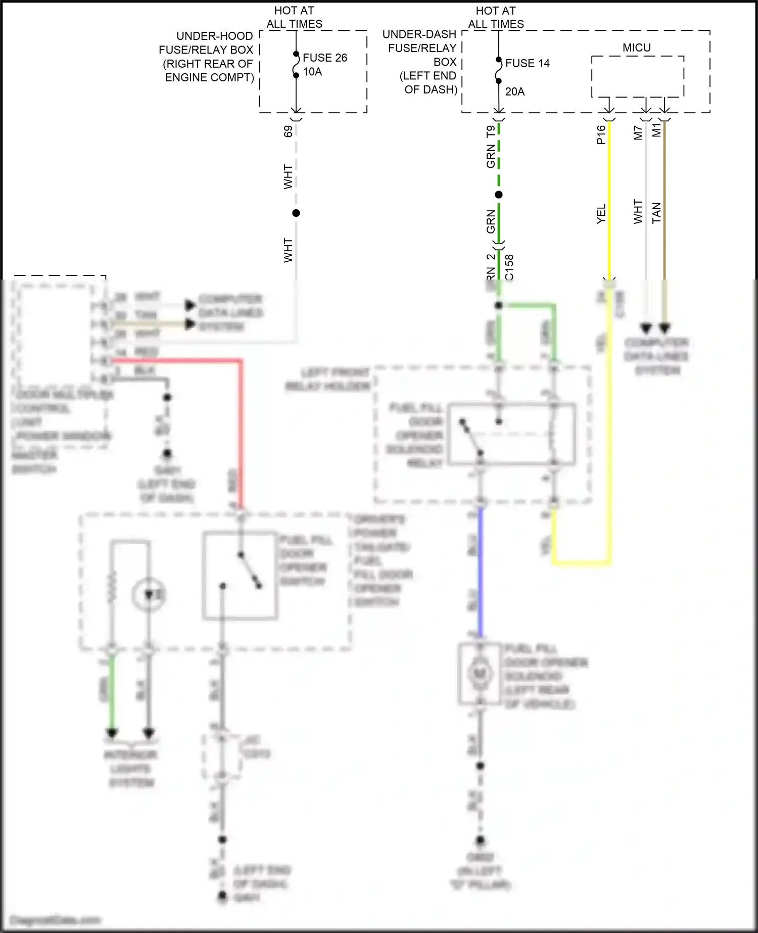 Wiring diagram computer data lines system for Honda Pilot III (2015-2018) (24 of 92)