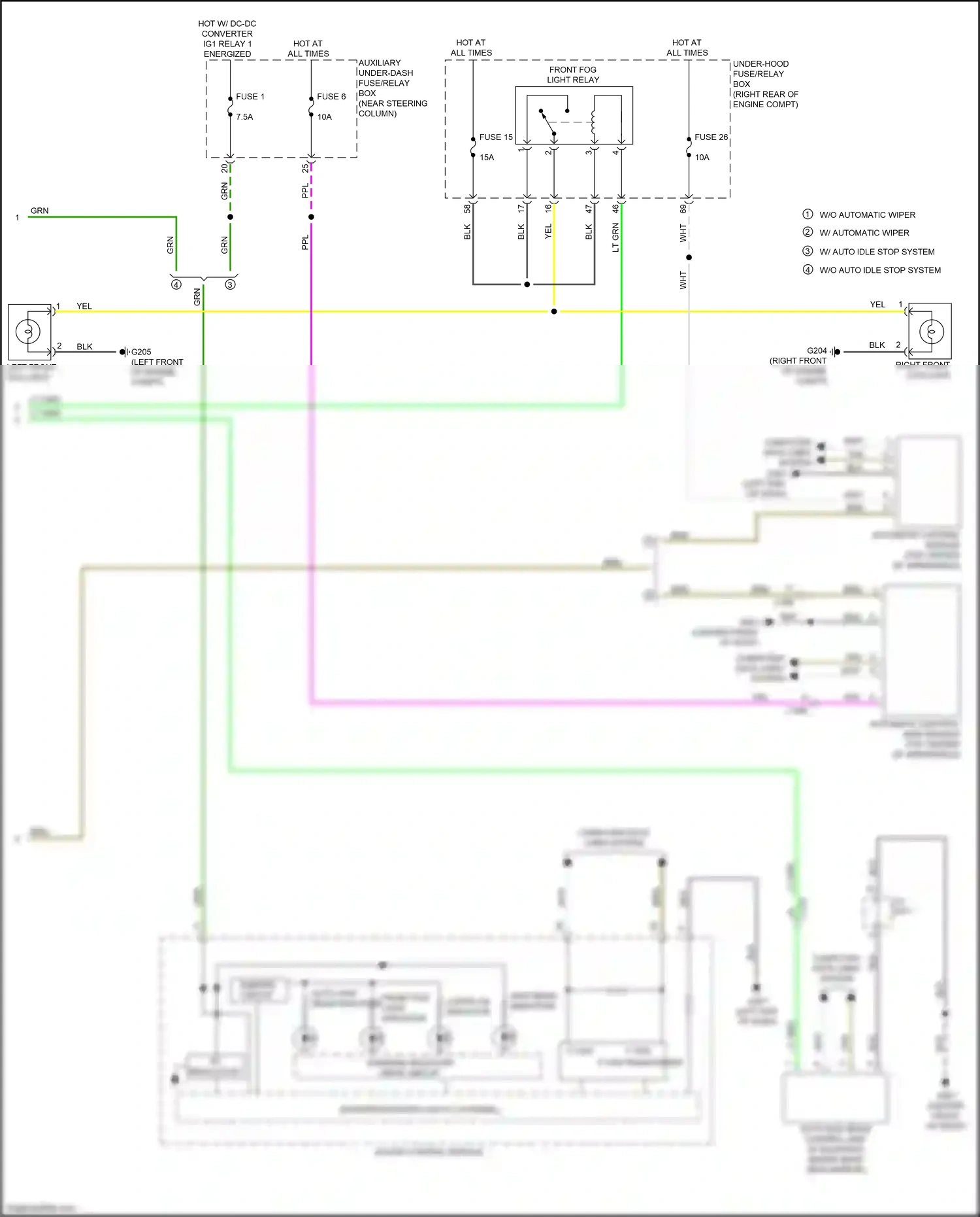 Wiring diagram dimming circuit for Honda Pilot III (2015-2018) (3 of 6)