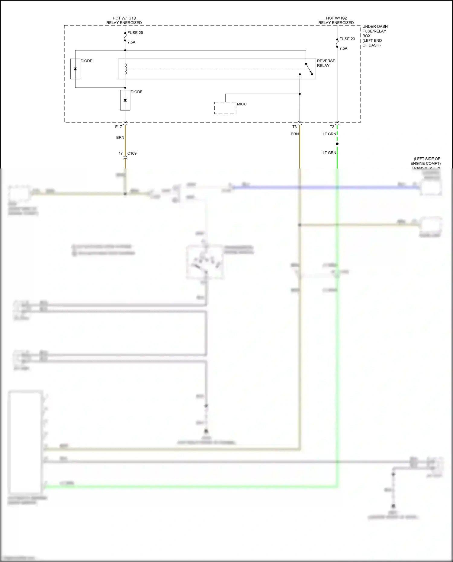 Wiring diagram diode a for Honda Pilot III (2015-2018) (2 of 6)