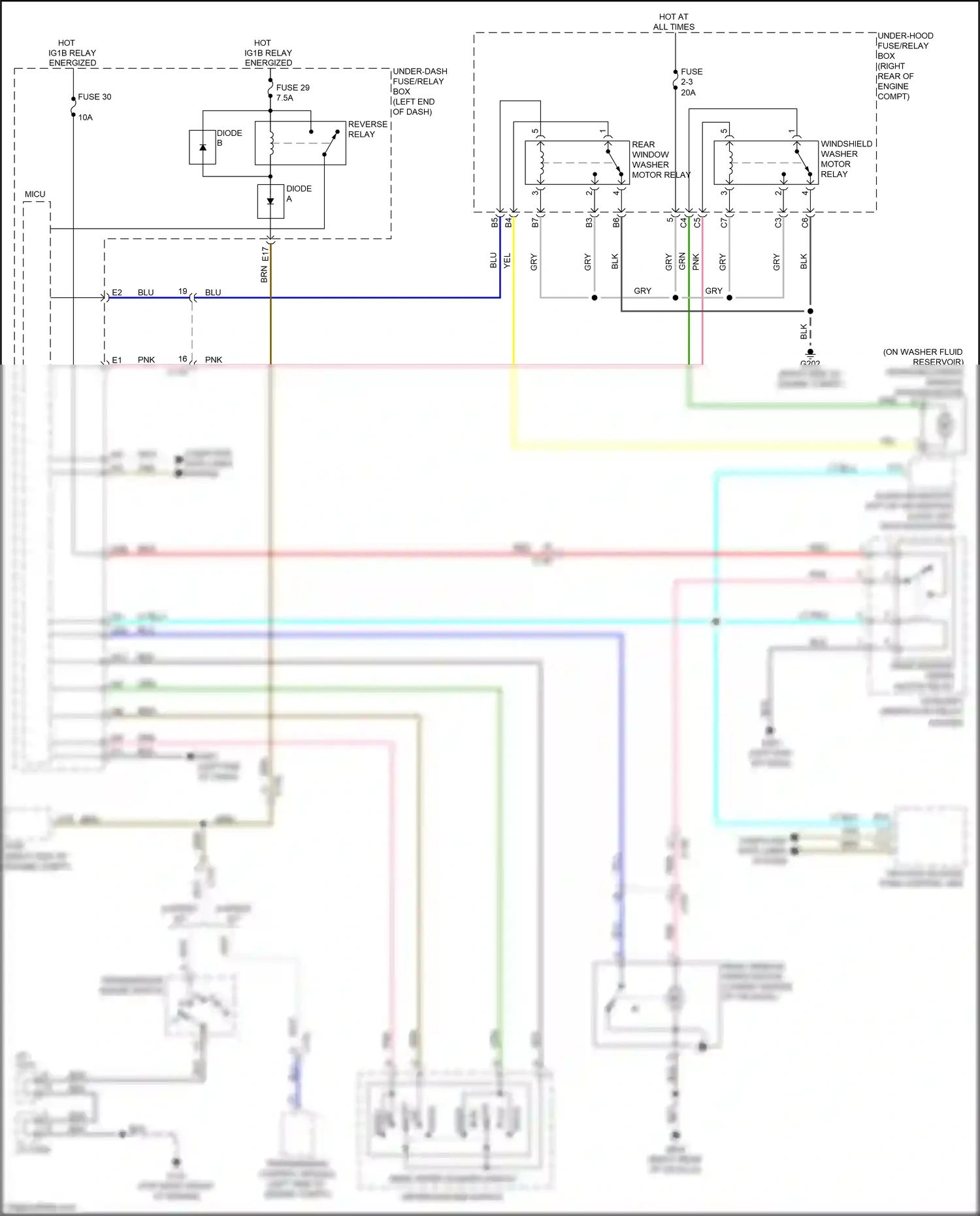 Wiring diagram fuse 29 for Honda Pilot III (2015-2018) (10 of 39)