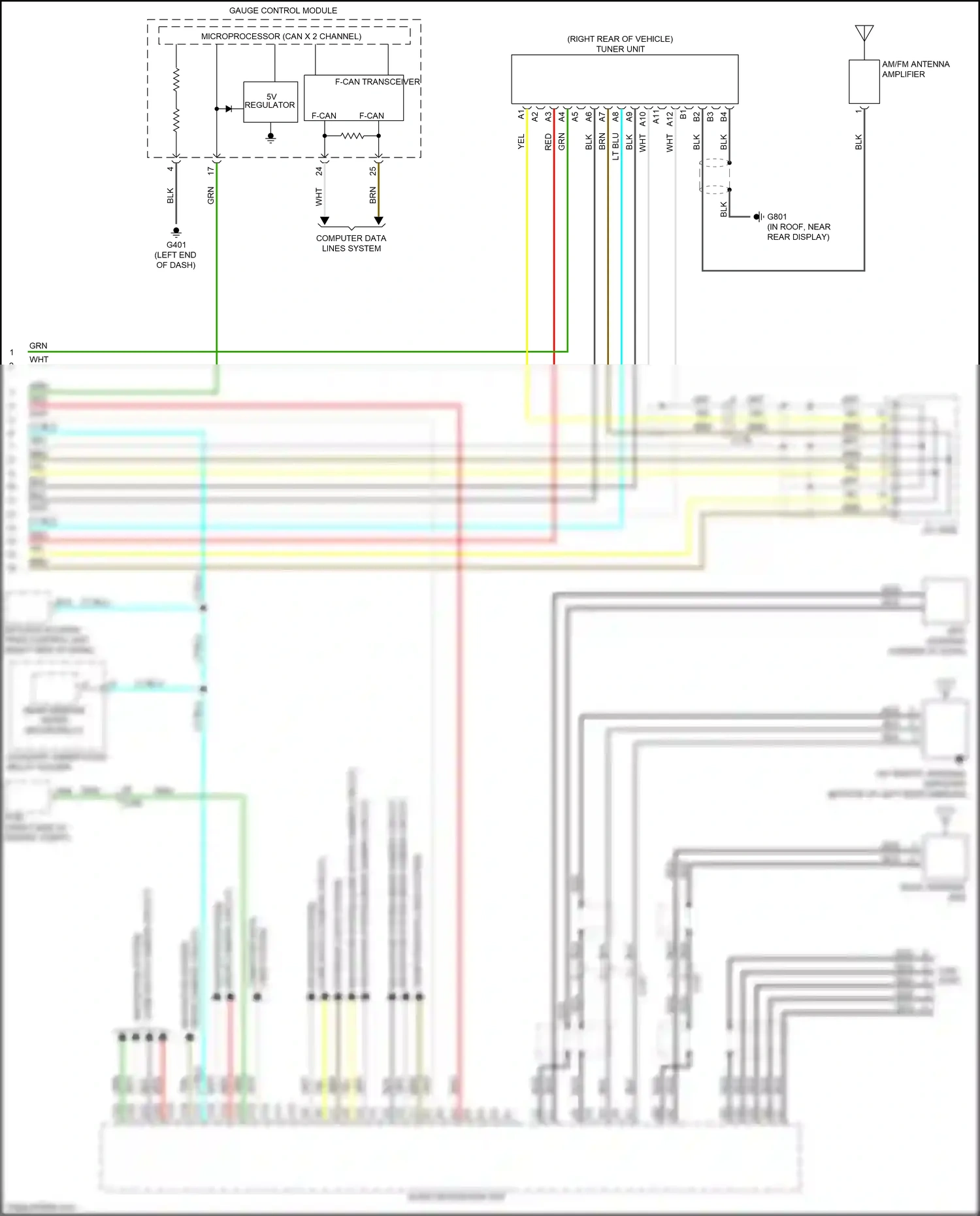 Wiring diagram grn for Honda Pilot III (2015-2018) (119 of 148)