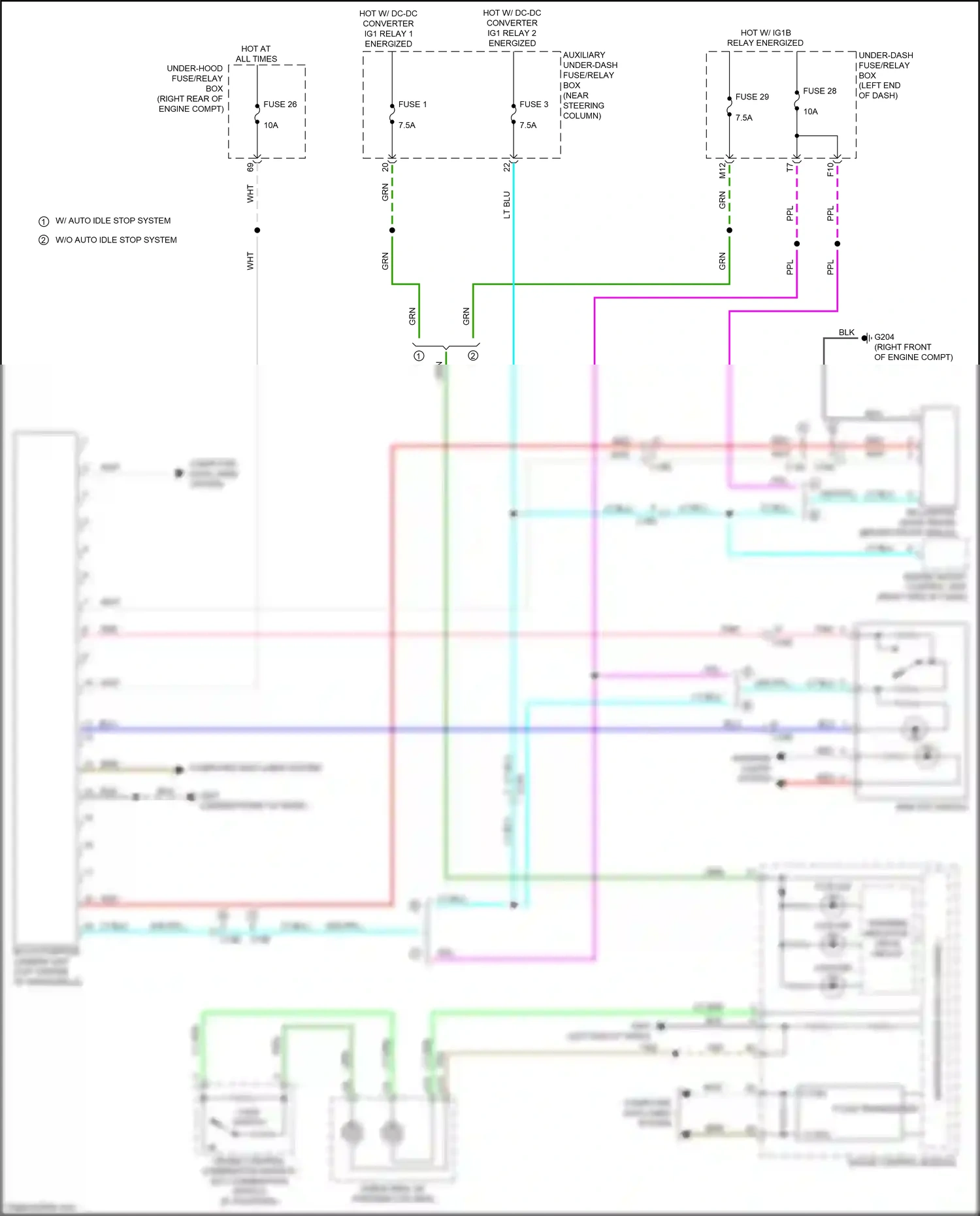 Wiring diagram ldw ind for Honda Pilot III (2015-2018) (2 of 2)