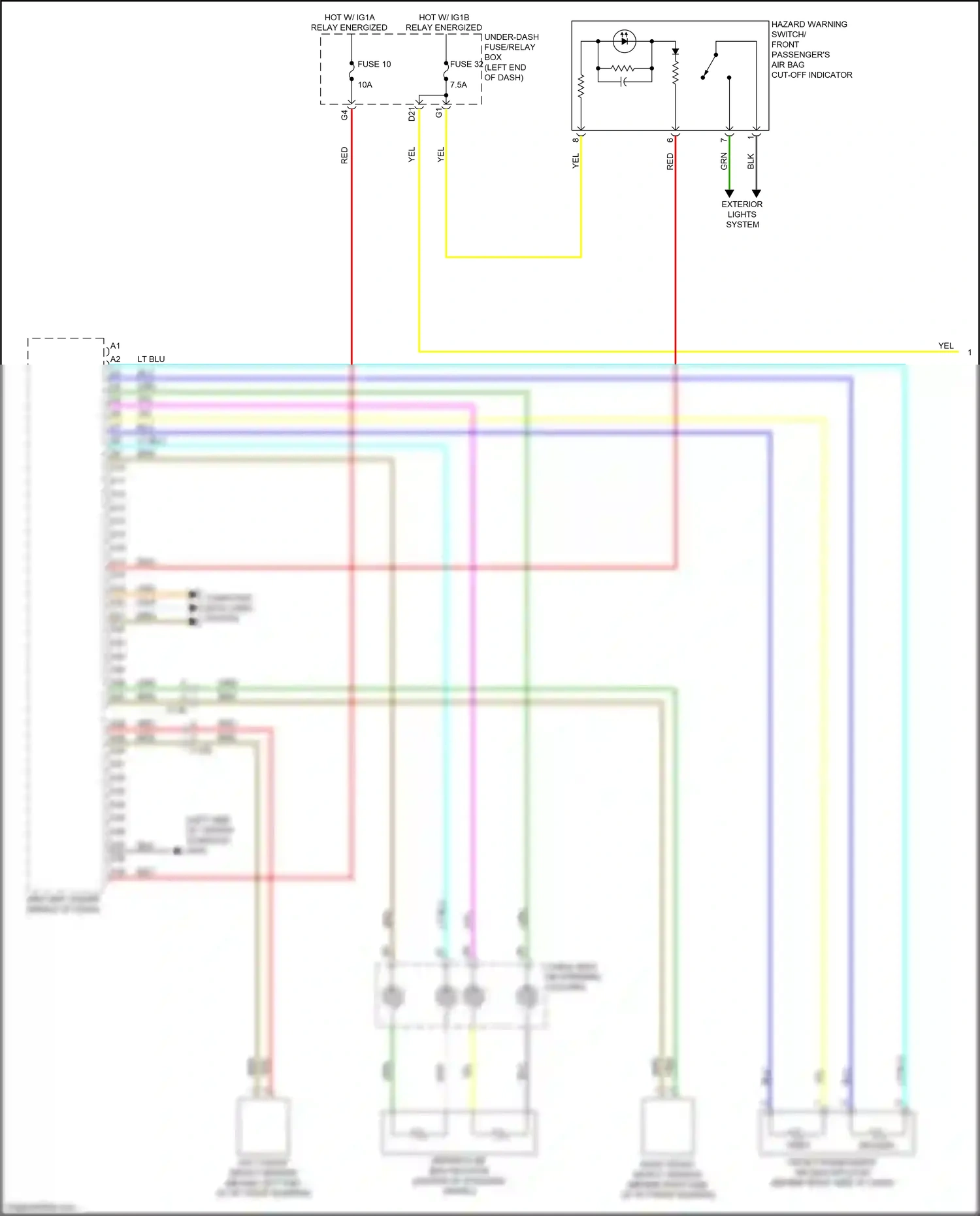Wiring diagram lt blu for Honda Pilot III (2015-2018) (28 of 125)