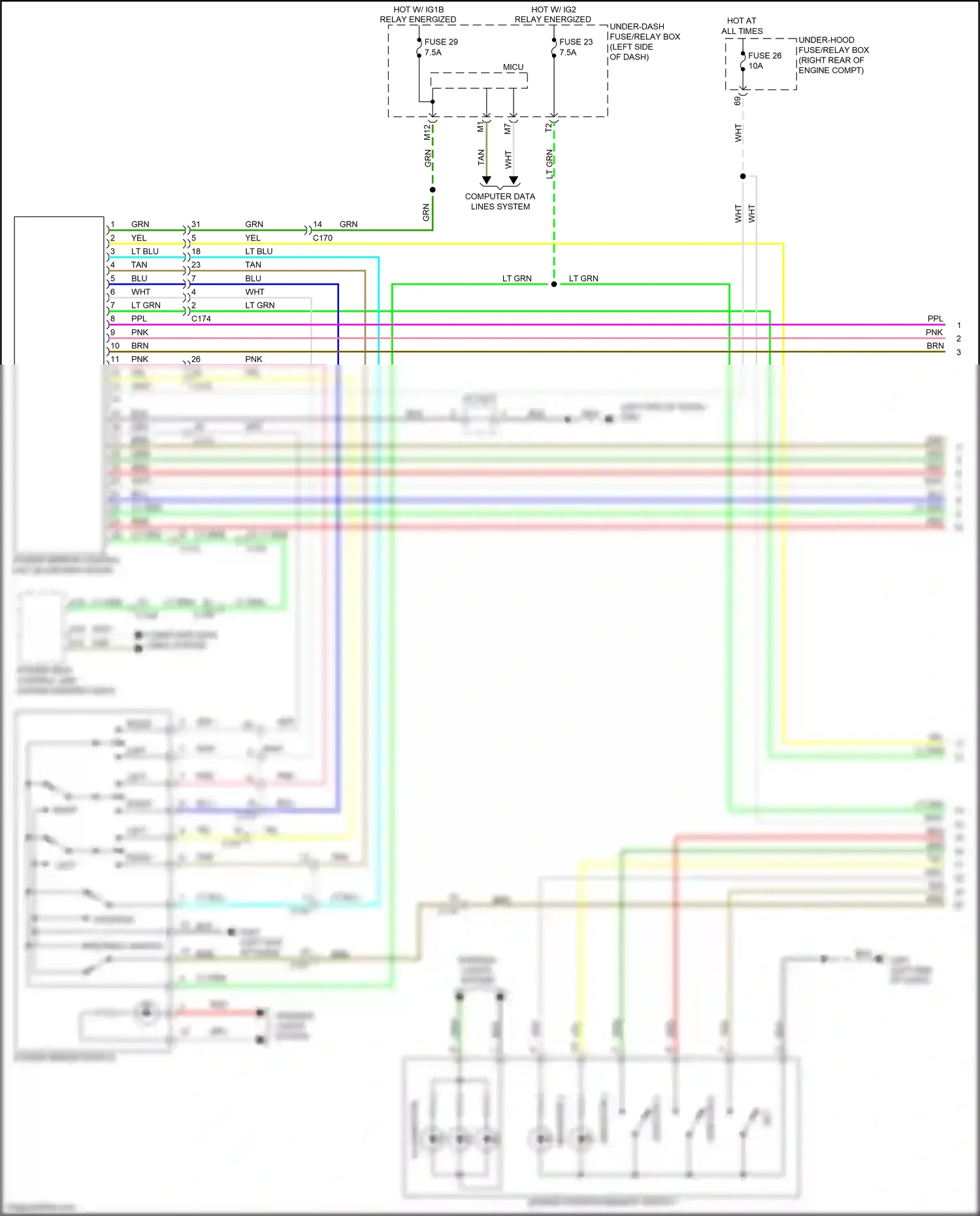 Wiring diagram lt blu for Honda Pilot III (2015-2018) (8 of 125)