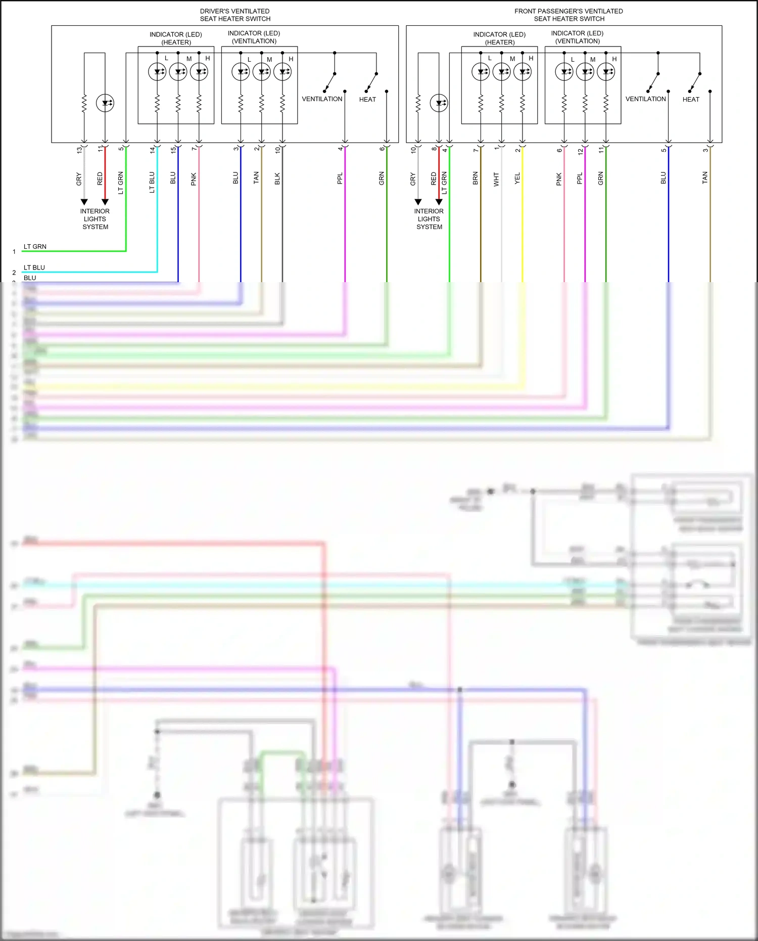 Wiring diagram lt blu for Honda Pilot III (2015-2018) (15 of 125)