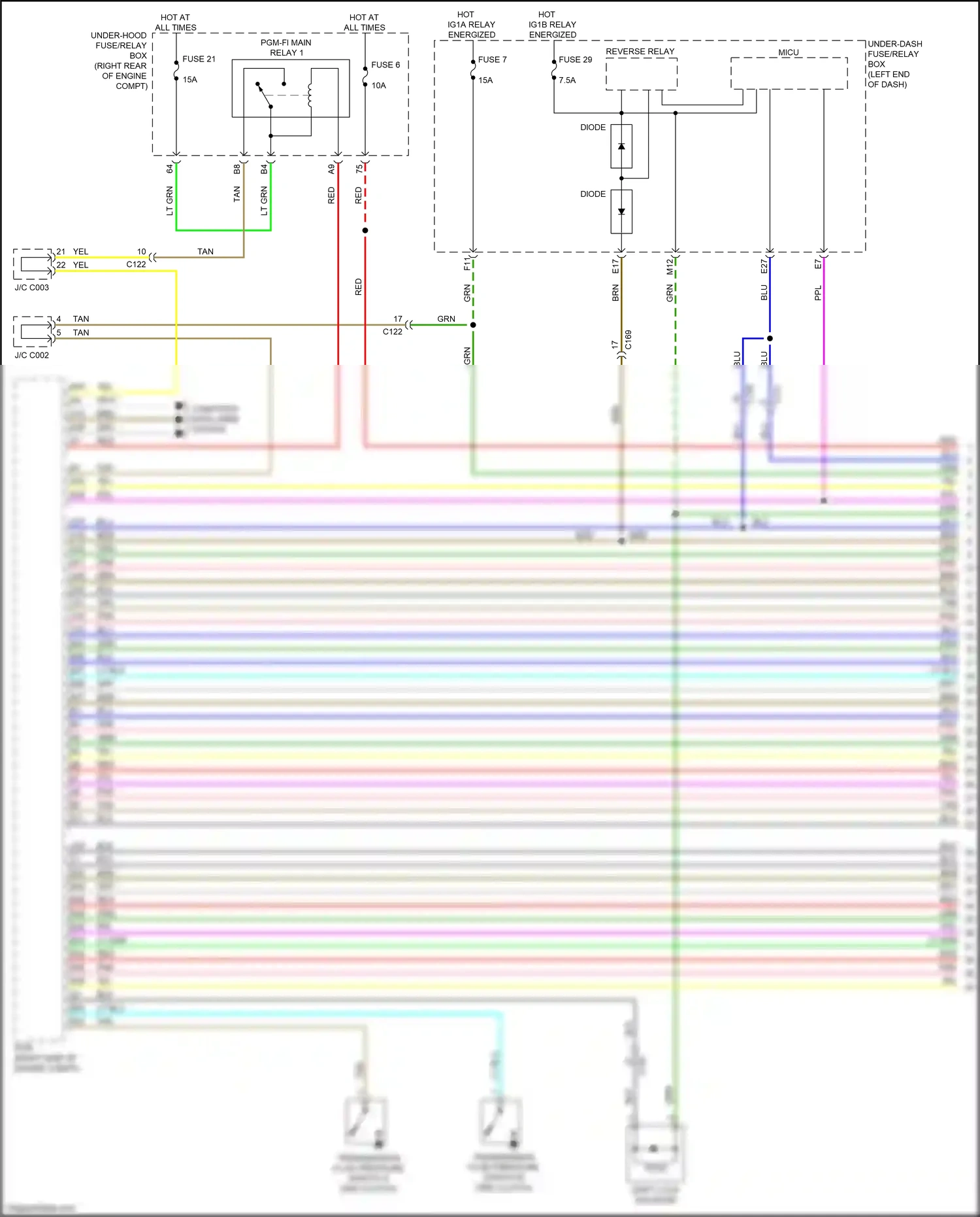 Wiring diagram lt grn for Honda Pilot III (2015-2018) (44 of 101)
