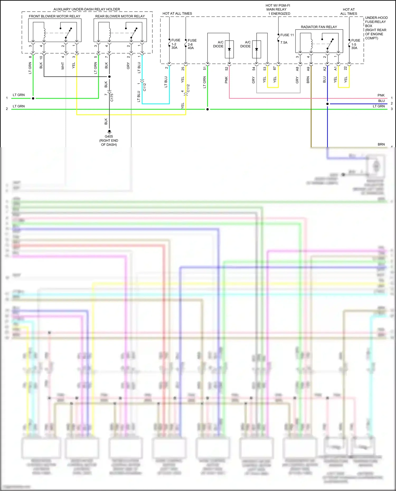 Wiring diagram pnk for Honda Pilot III (2015-2018) (22 of 118)