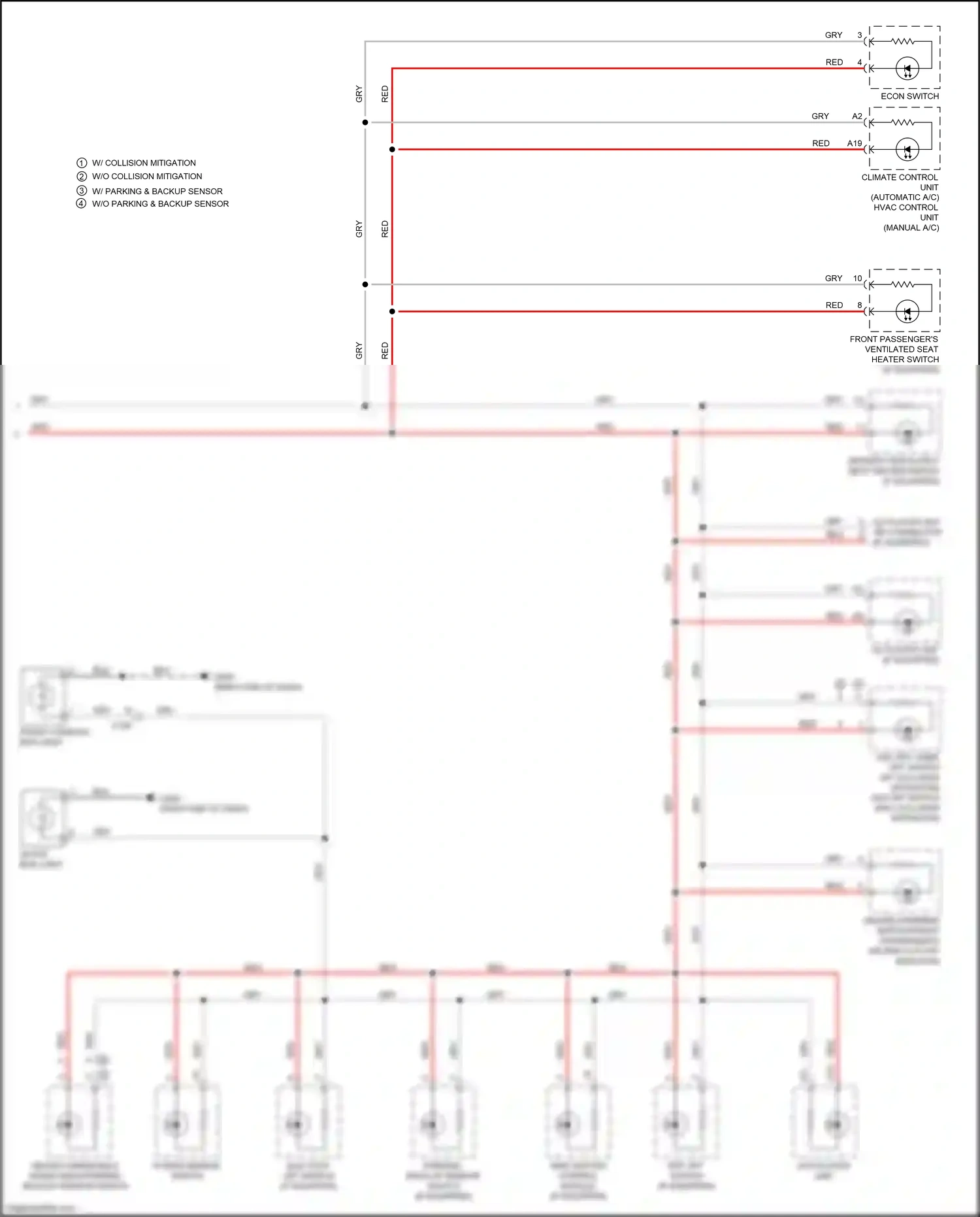 Wiring diagram rdf off switch for Honda Pilot III (2015-2018) (1 of 1)