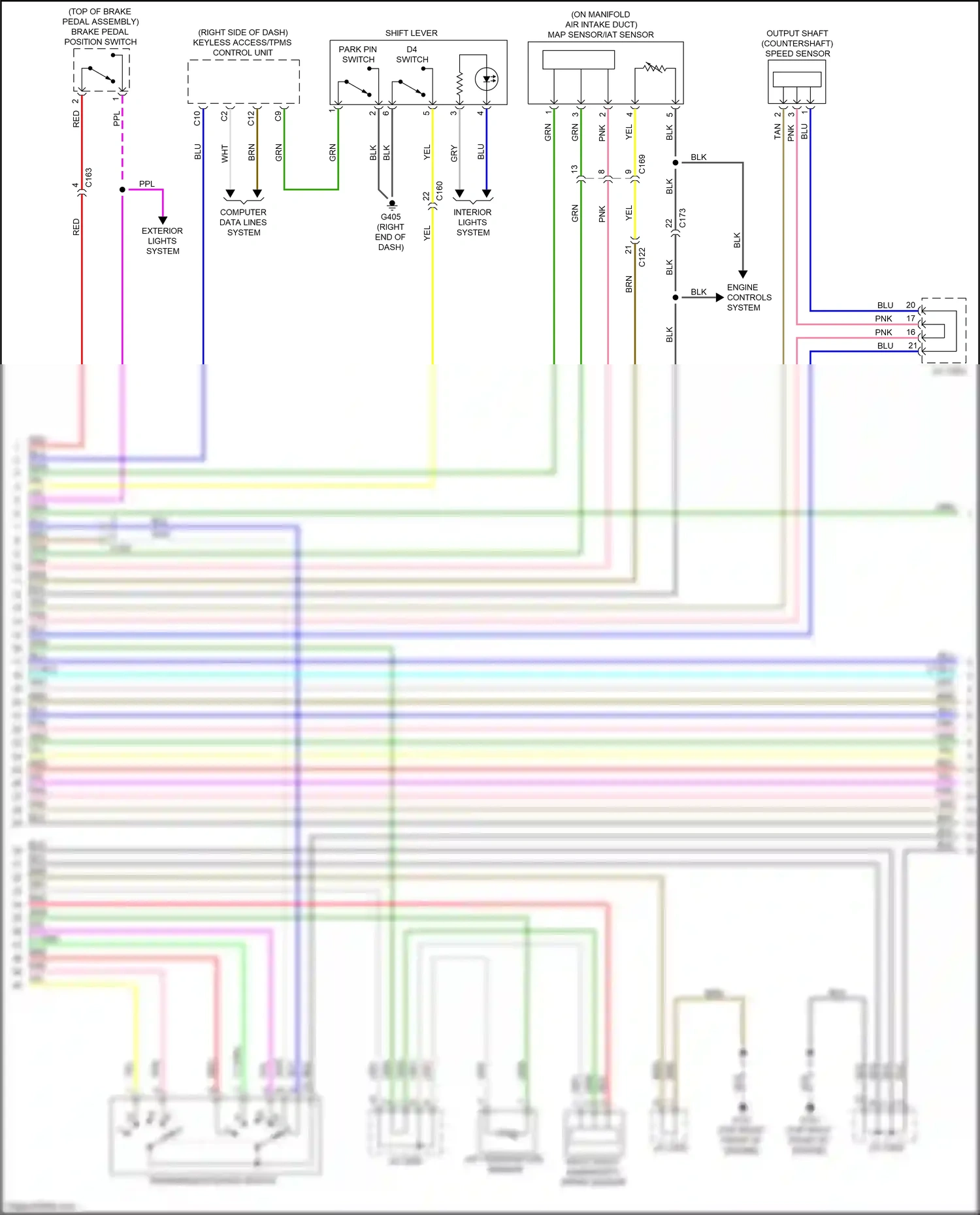 Wiring diagram red for Honda Pilot III (2015-2018) (53 of 143)